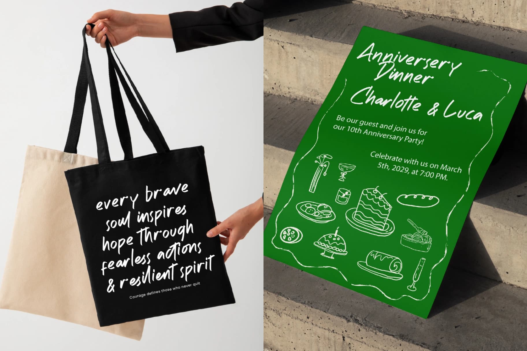 Preview 7 for Artisan Kitchen - Handwritten Font
