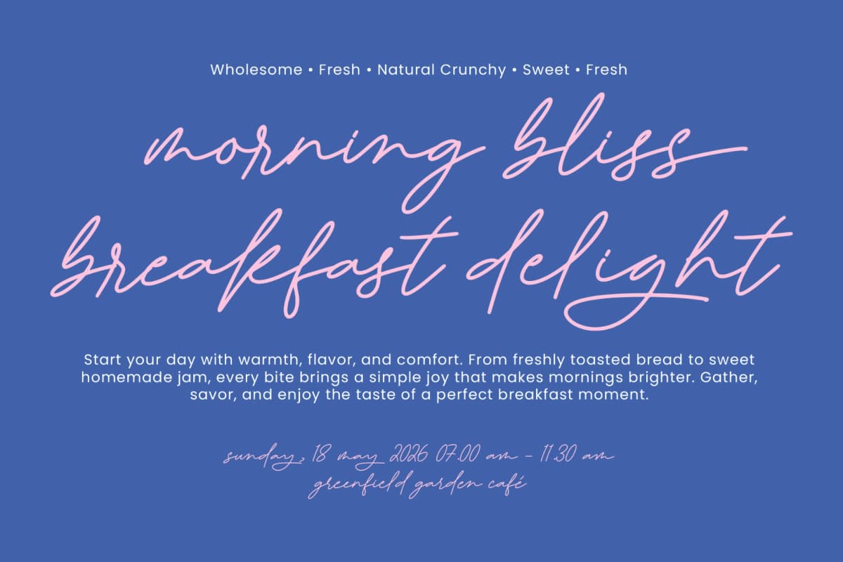 Preview 8 for Harloste - Monoline Signature Font