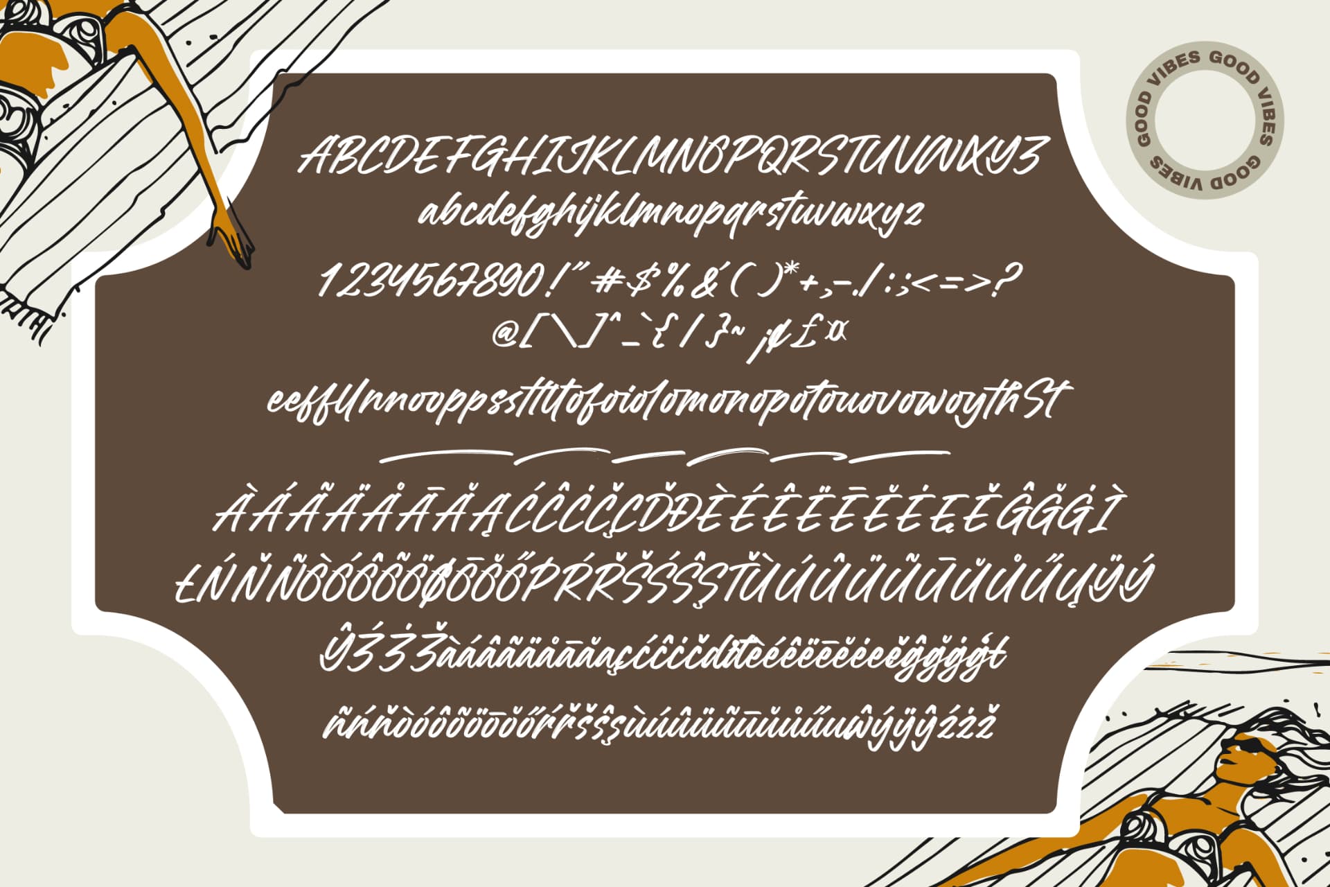 Preview 10 for Kendale Sterling - Bold Brush Handwritten Font