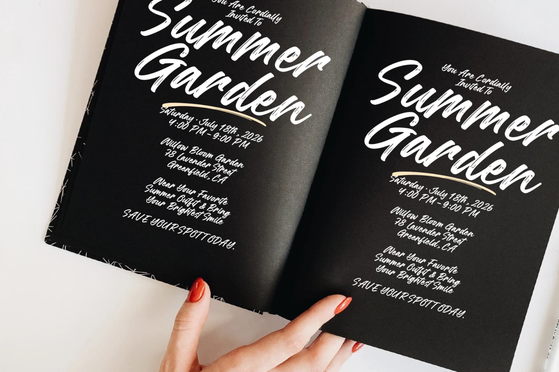 Preview 8 for Kendale Sterling - Bold Brush Handwritten Font