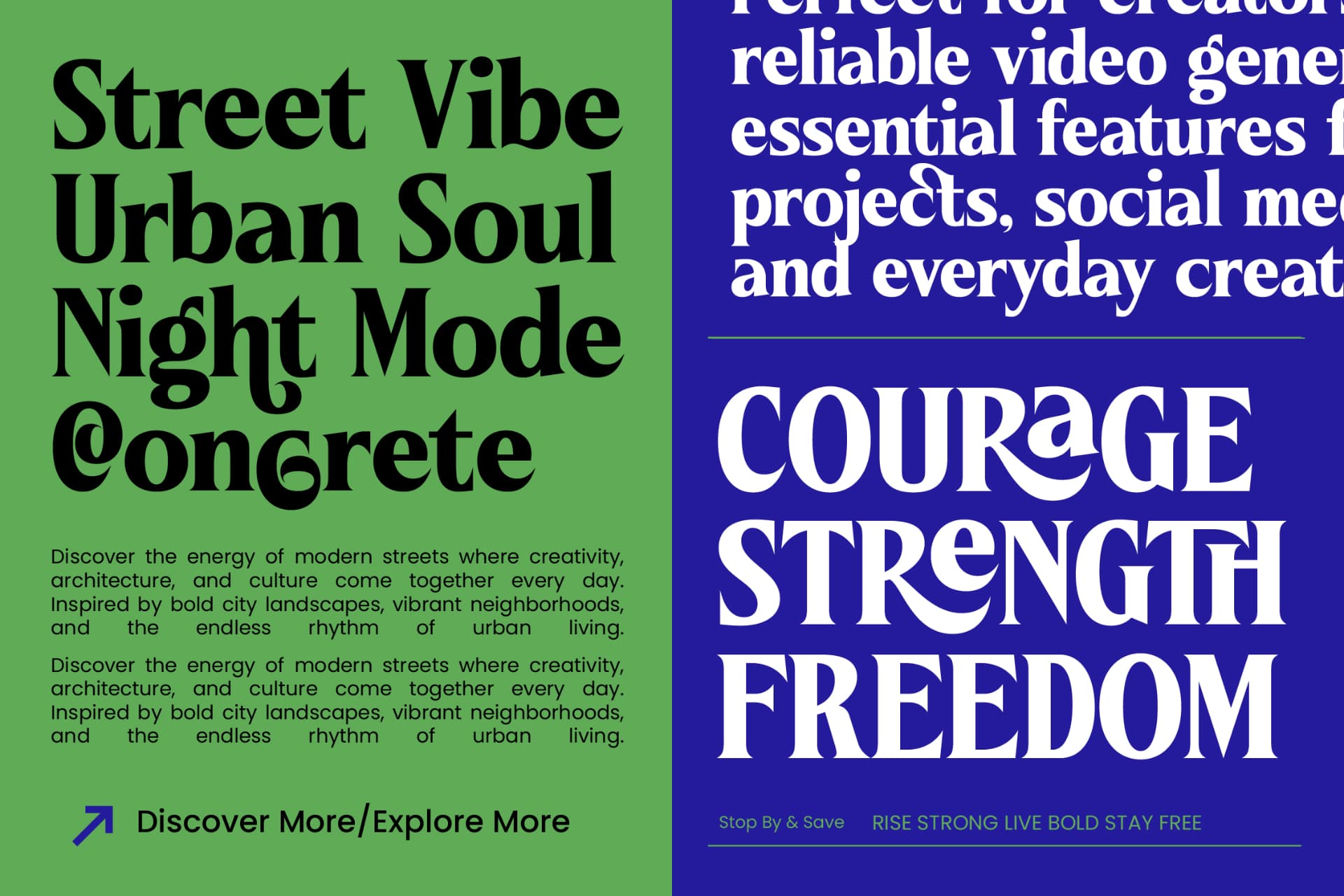Preview 3 for Brengthe - Modern Editorial Serif