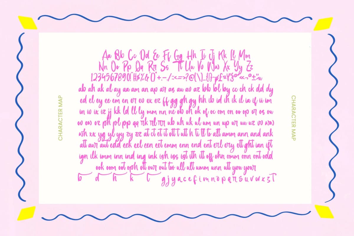 Golden Silence - Sticky Notes & Quotes font preview 10