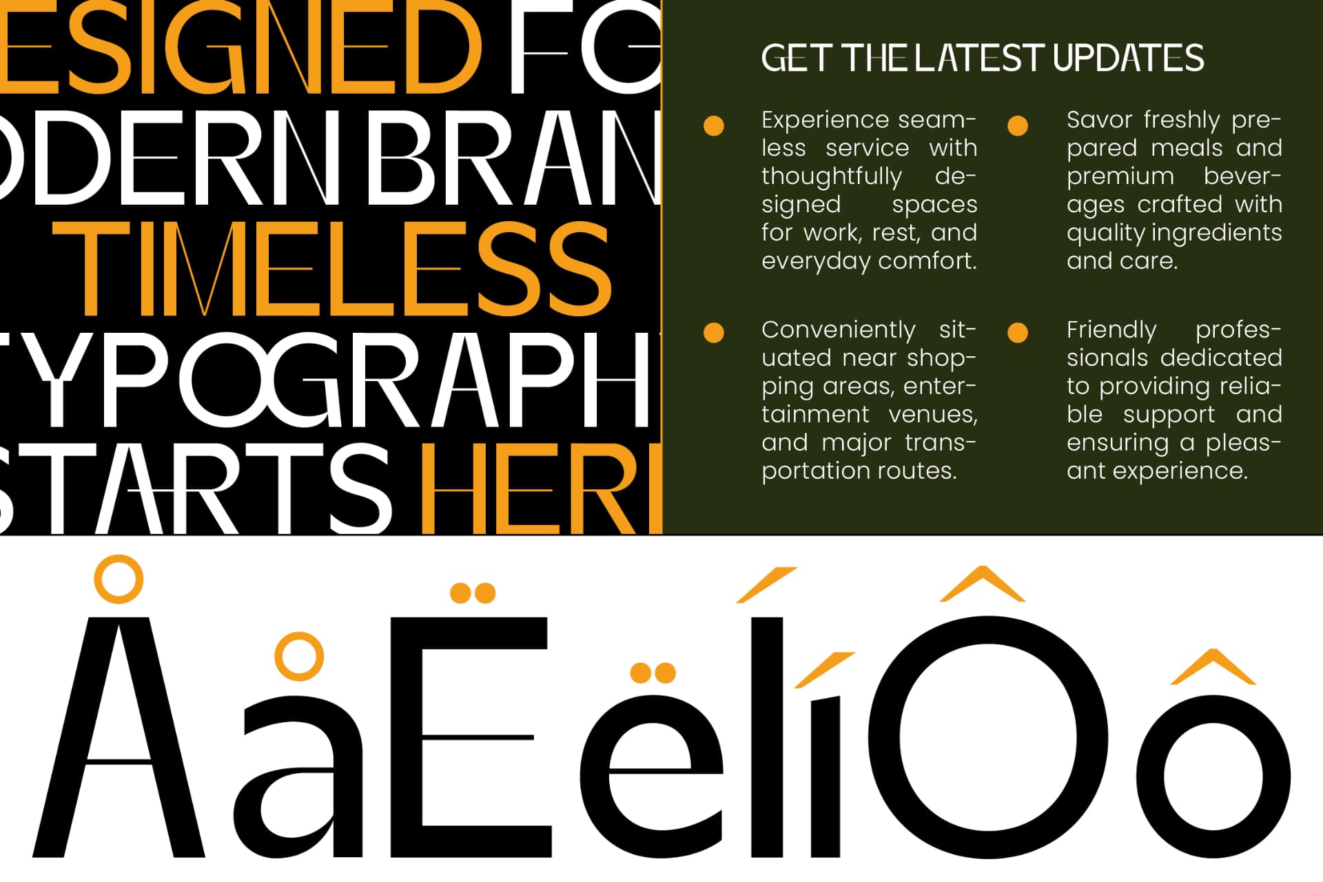 Preview 3 for Zanithe - Modern Geometric Sans Serif