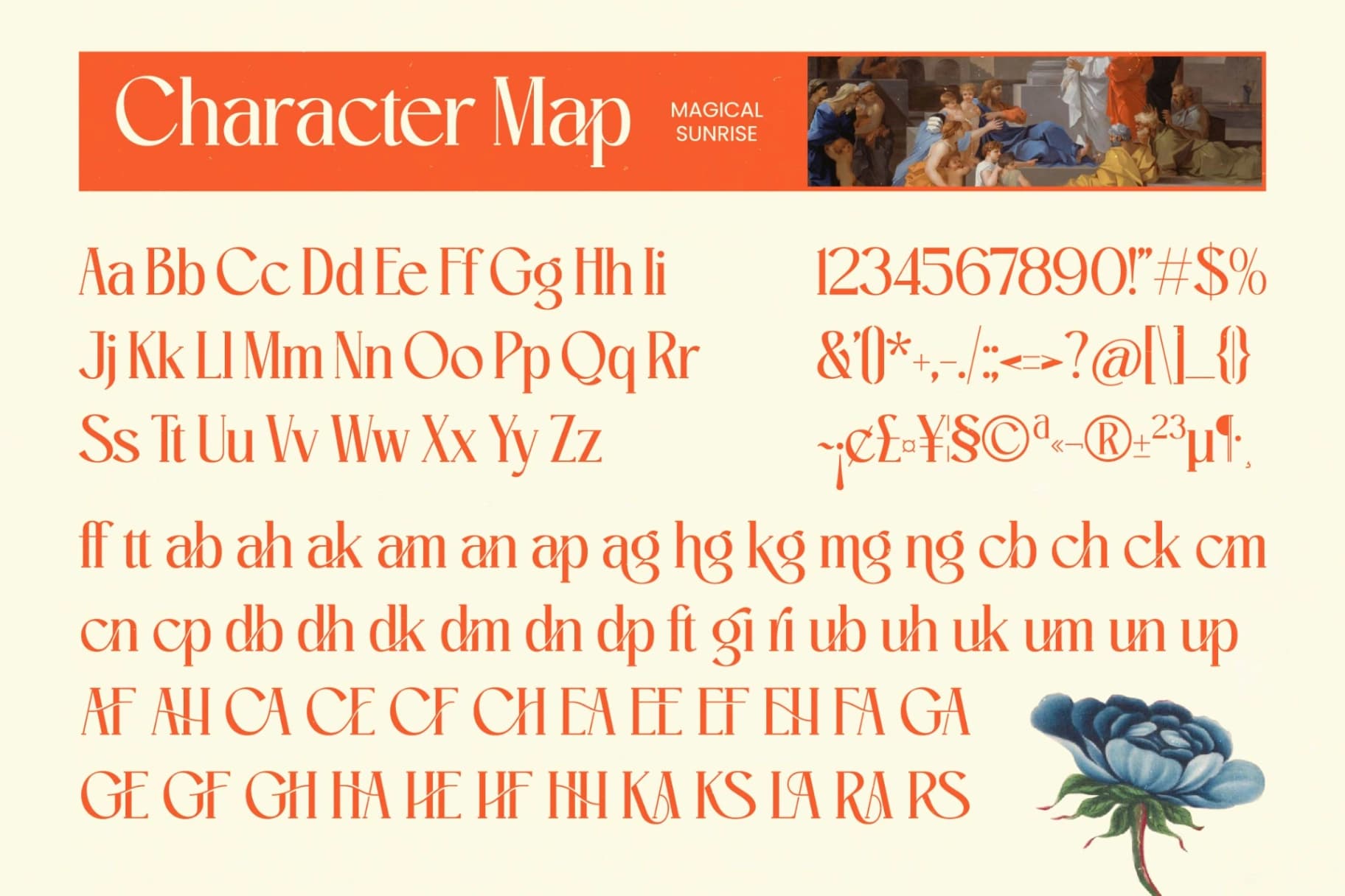 Preview 9 for Magical Sunrise - Serif Display Font