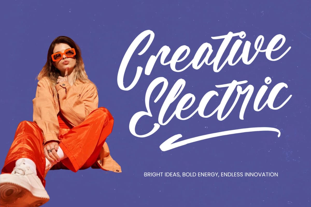 Samorthy - Handwritten Brush Font font preview 3