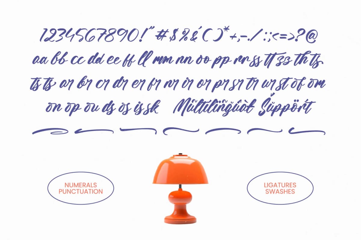 Samorthy - Handwritten Brush Font font preview 9