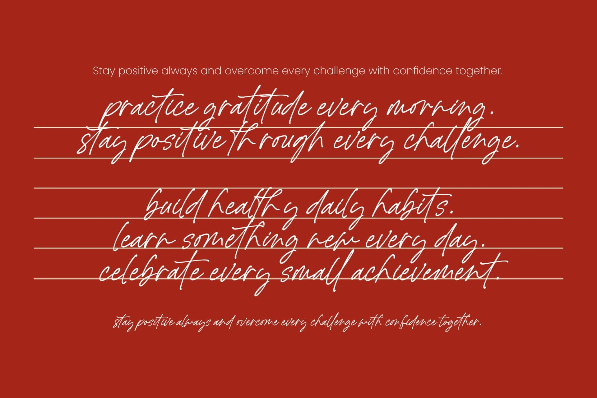 Preview 8 for La Rettany - Luxury Handwritten Font