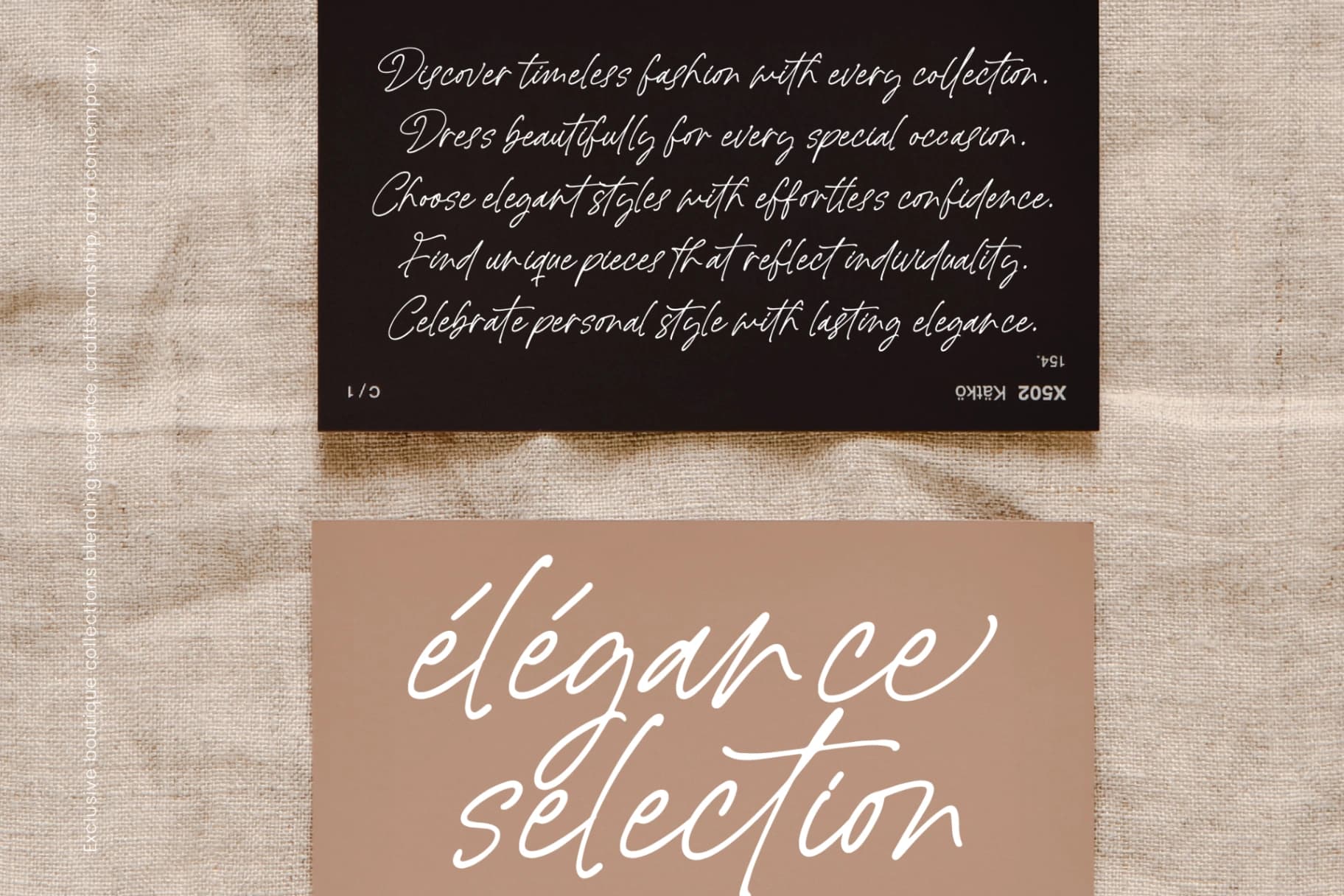 Preview 4 for La Rettany - Luxury Handwritten Font