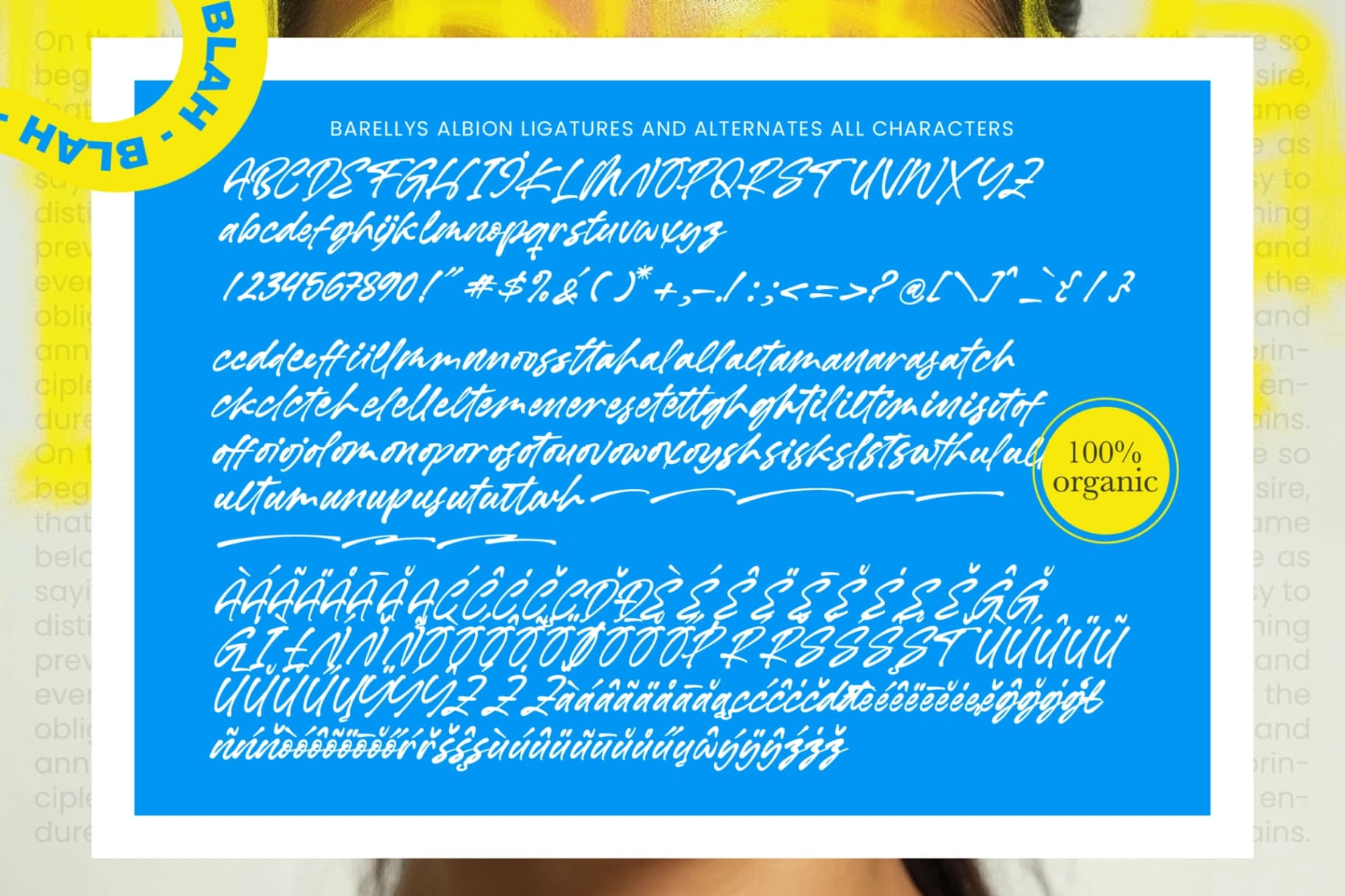 Preview 10 for Barellys Albion - Modern Handwritten Typography