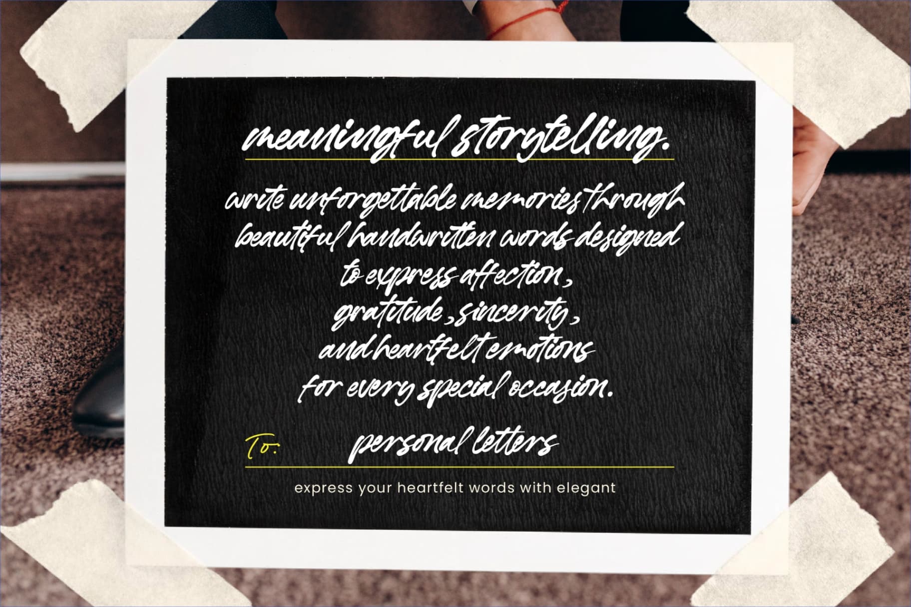 Preview 2 for Barellys Albion - Modern Handwritten Typography