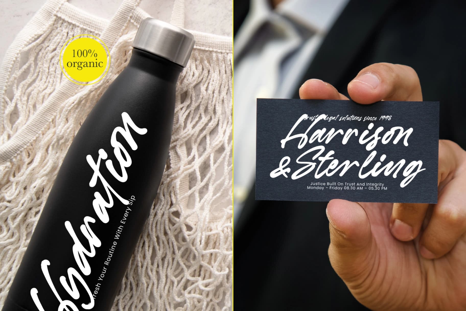 Preview 4 for Barellys Albion - Modern Handwritten Typography