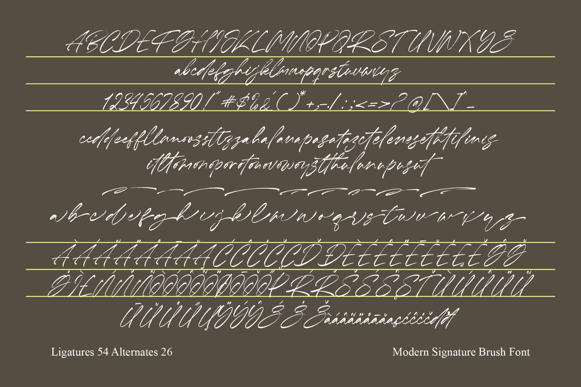 Preview 10 for Clestige Rowlandn - Modern Signature Brush Font