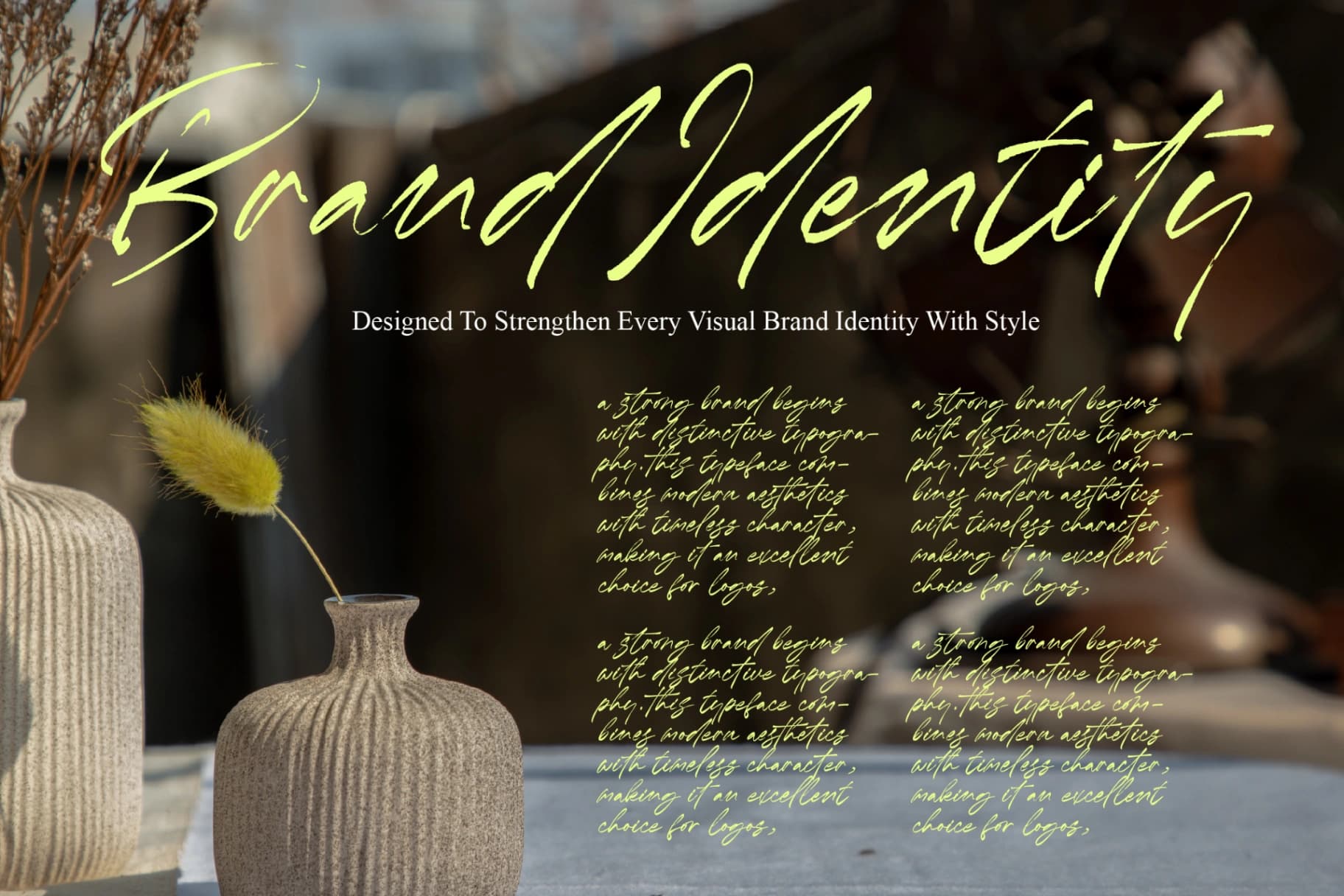 Preview 7 for Clestige Rowlandn - Modern Signature Brush Font