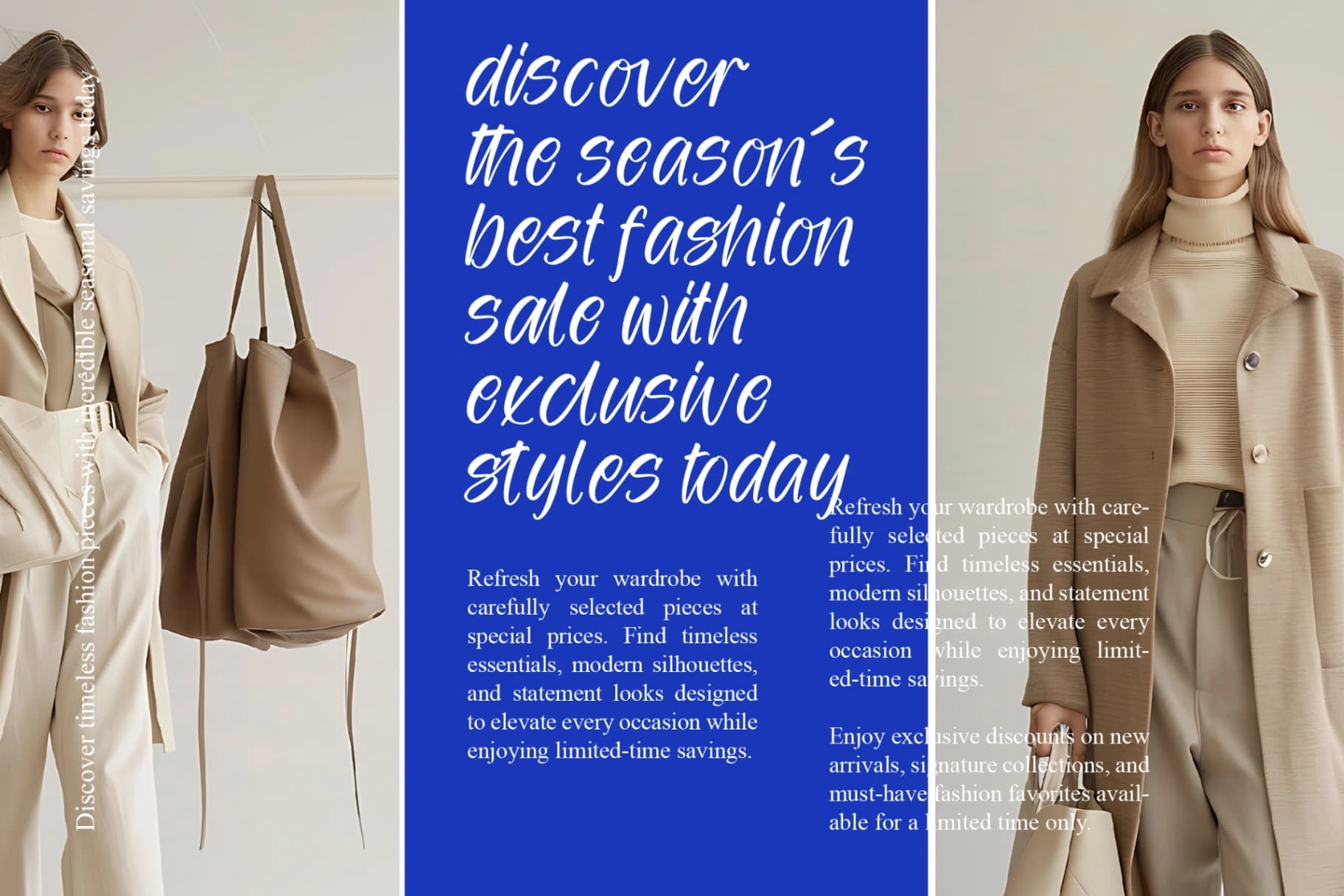 Preview 2 for Coastal Blue - New Modern Handwritten