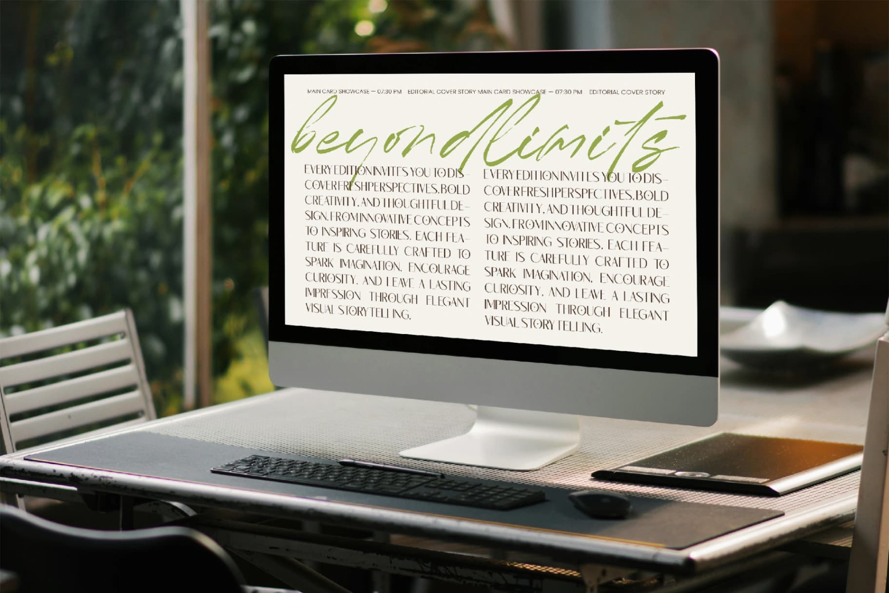 Preview 5 for Megance Glamour - Elegant Sans Font