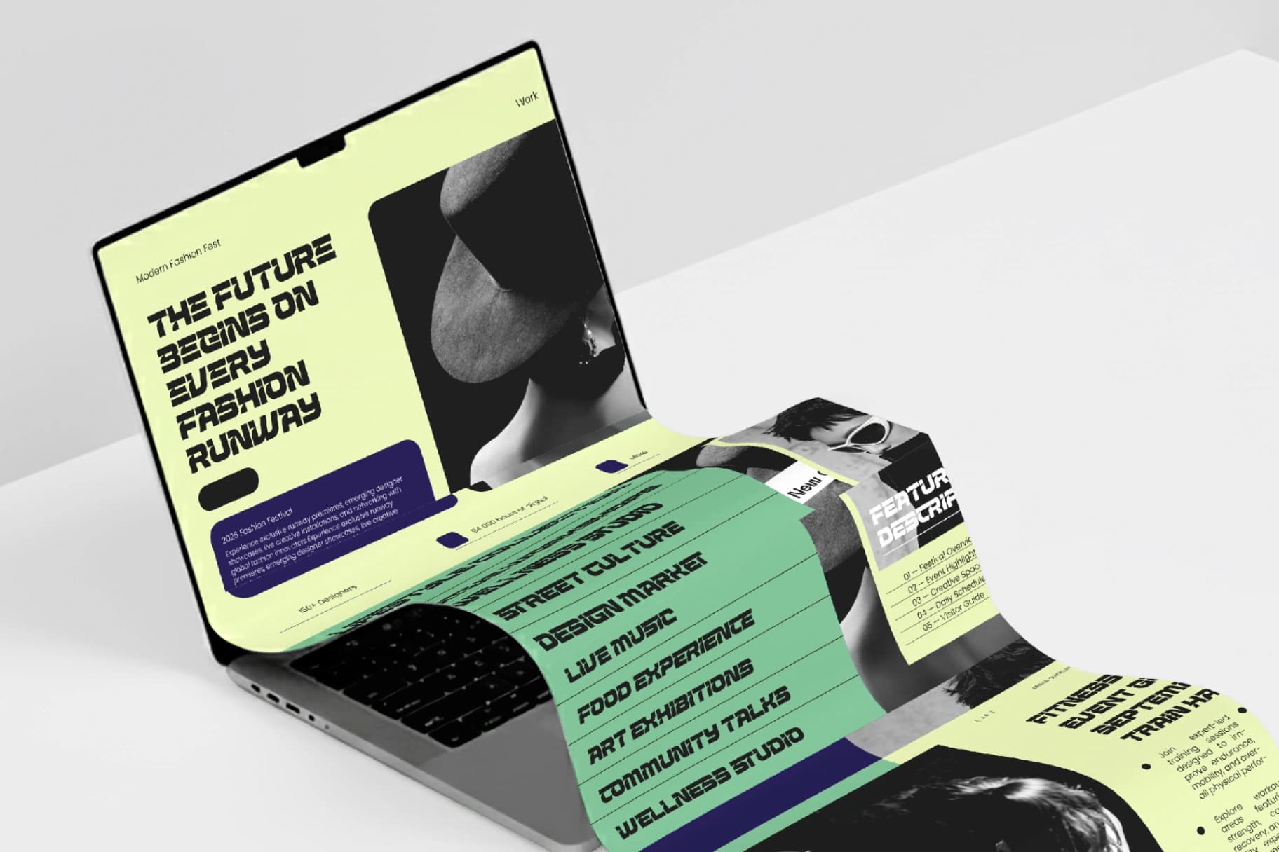 Preview 3 for Vision Horizon - Futuristic Display Font