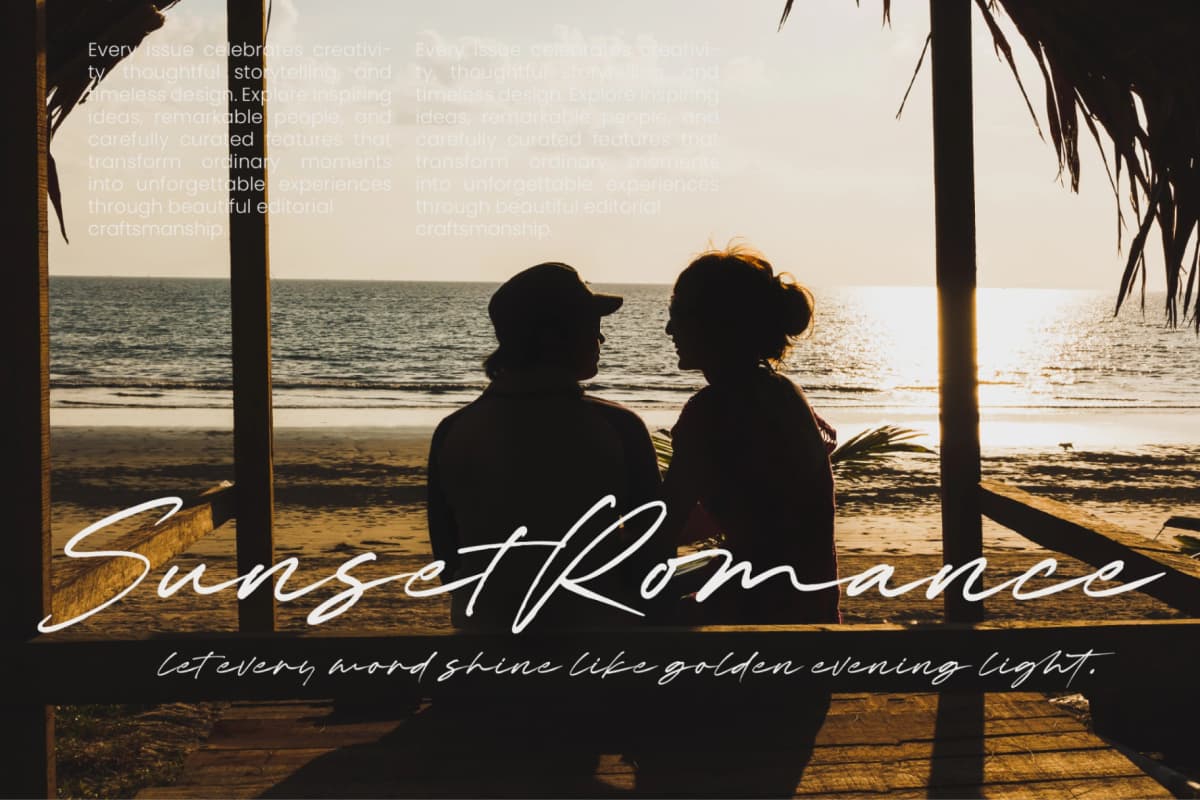 Brooks Kellany - Handwritten Script Font font preview 3