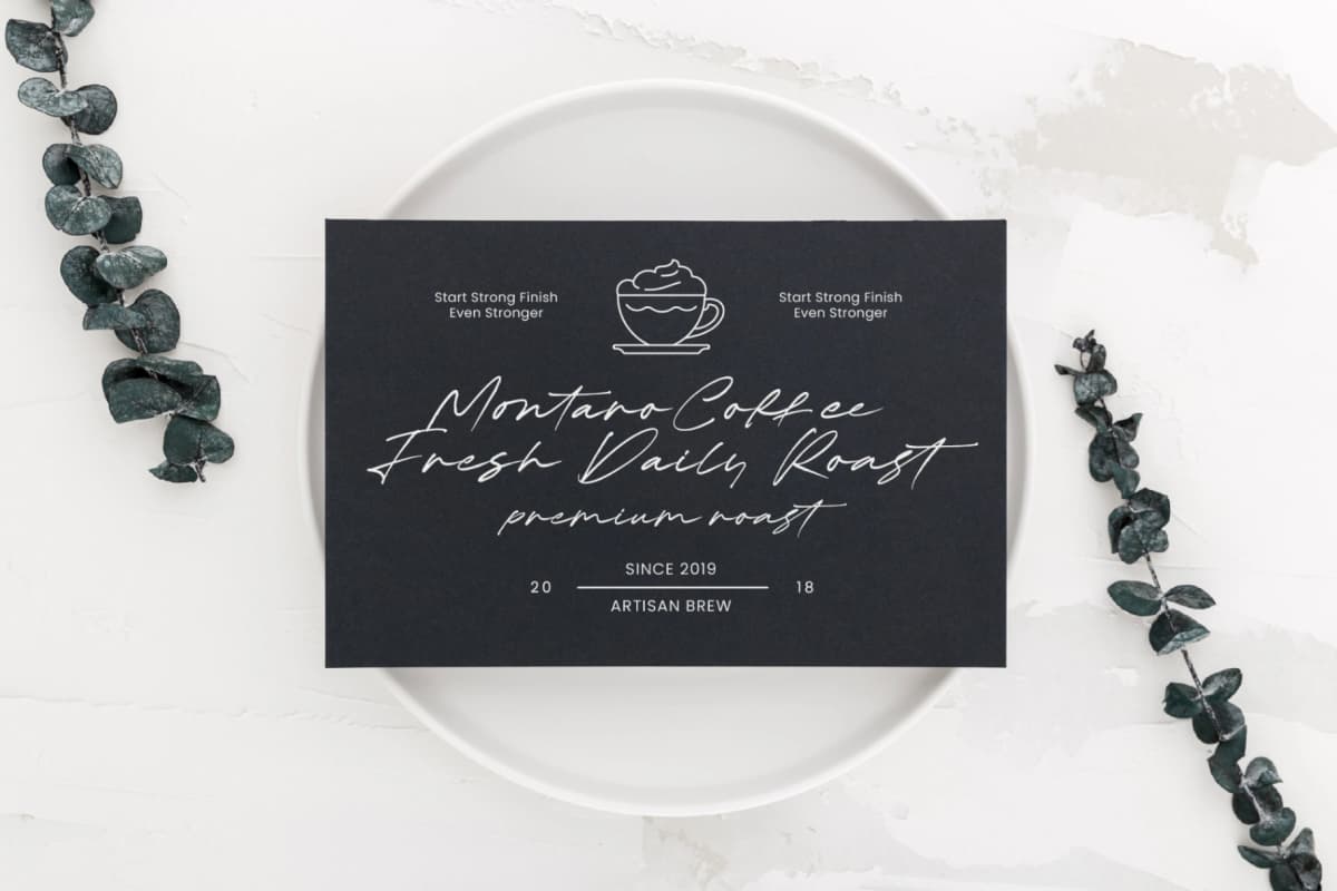Brooks Kellany - Handwritten Script Font font preview 2