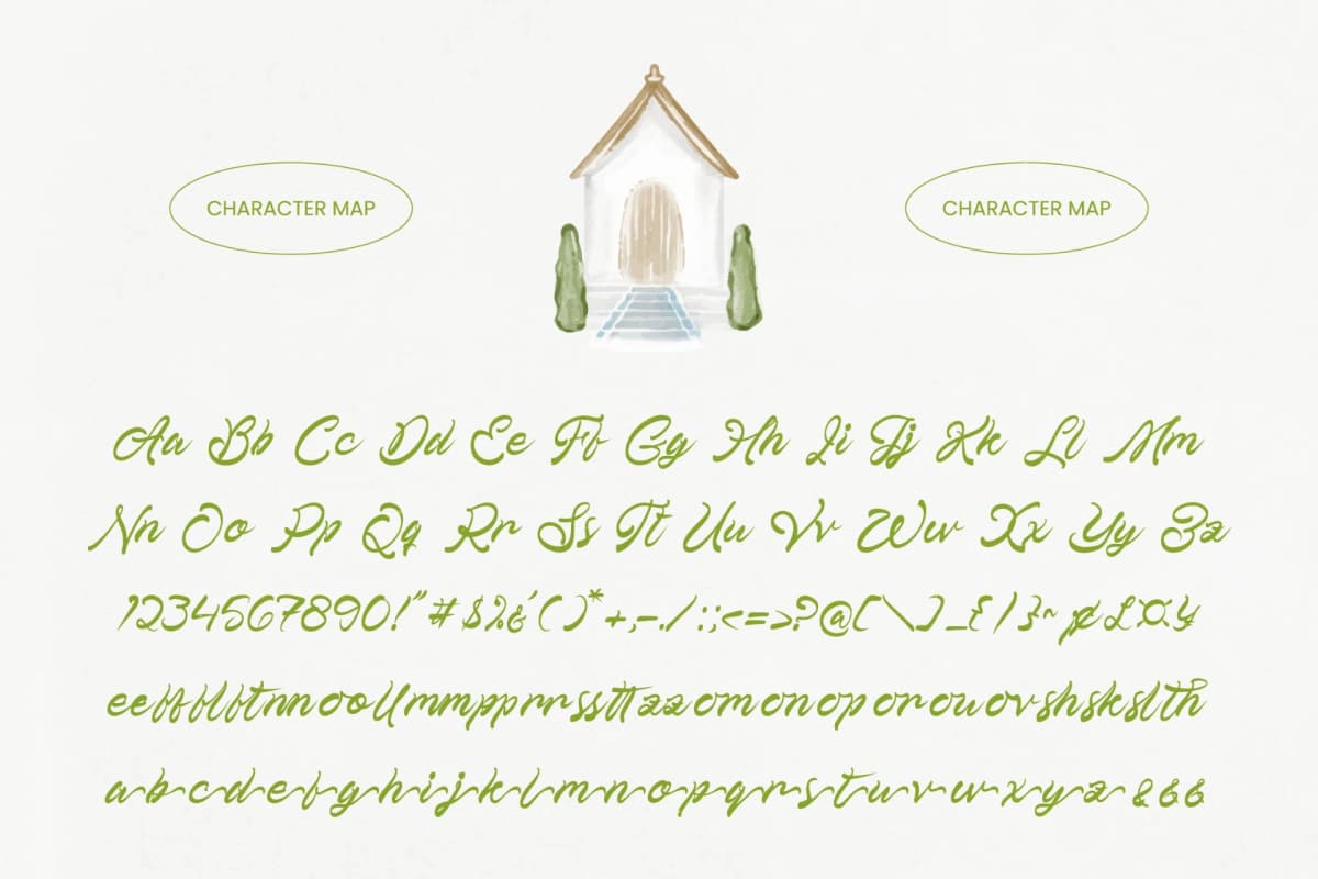 Telmi Bonsha - Elegant Brush Script font preview 4