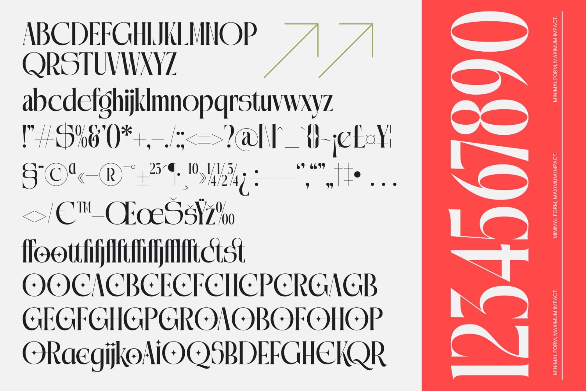 Preview 10 for Qalories - Modern Serif Display