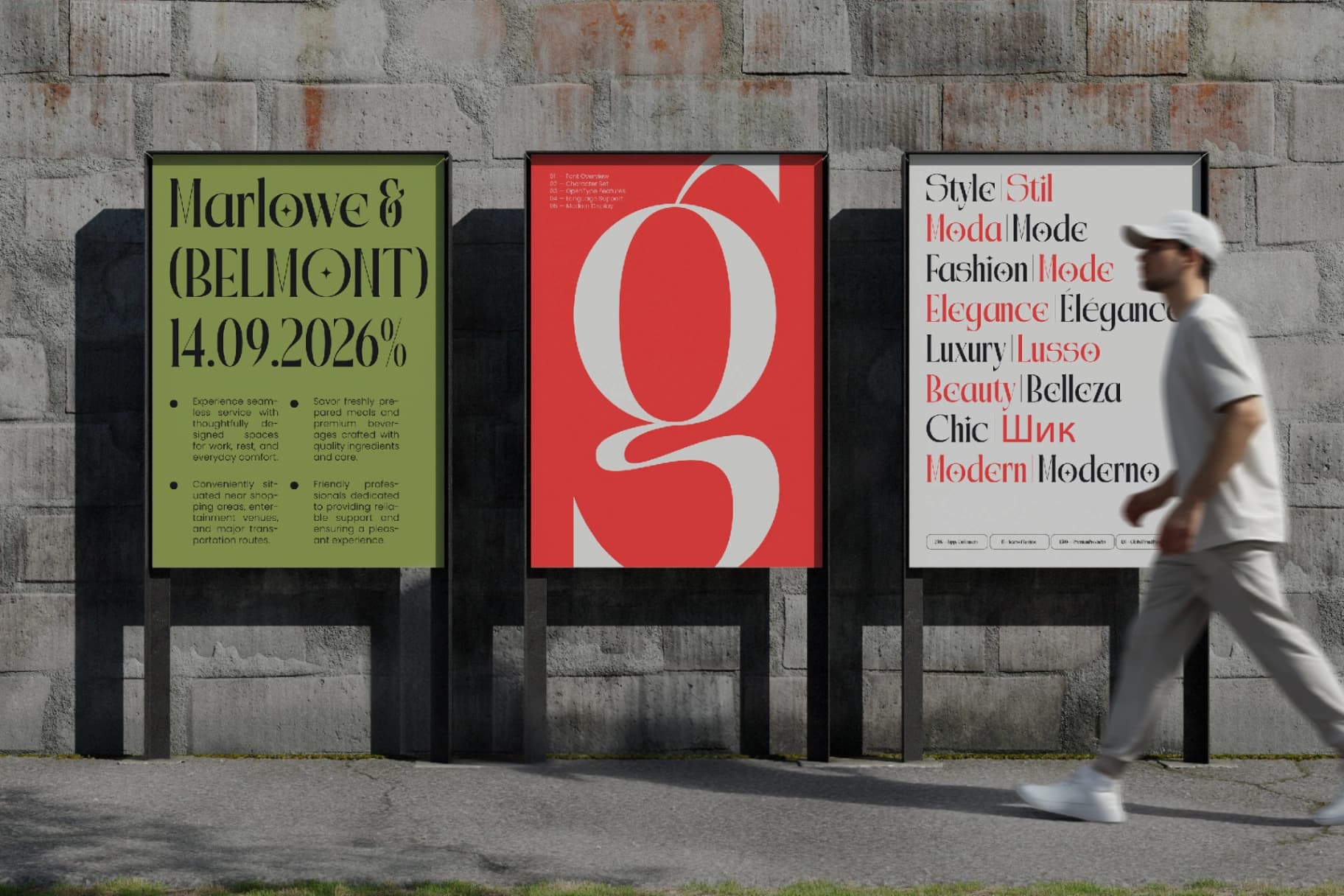 Preview 8 for Qalories - Modern Serif Display