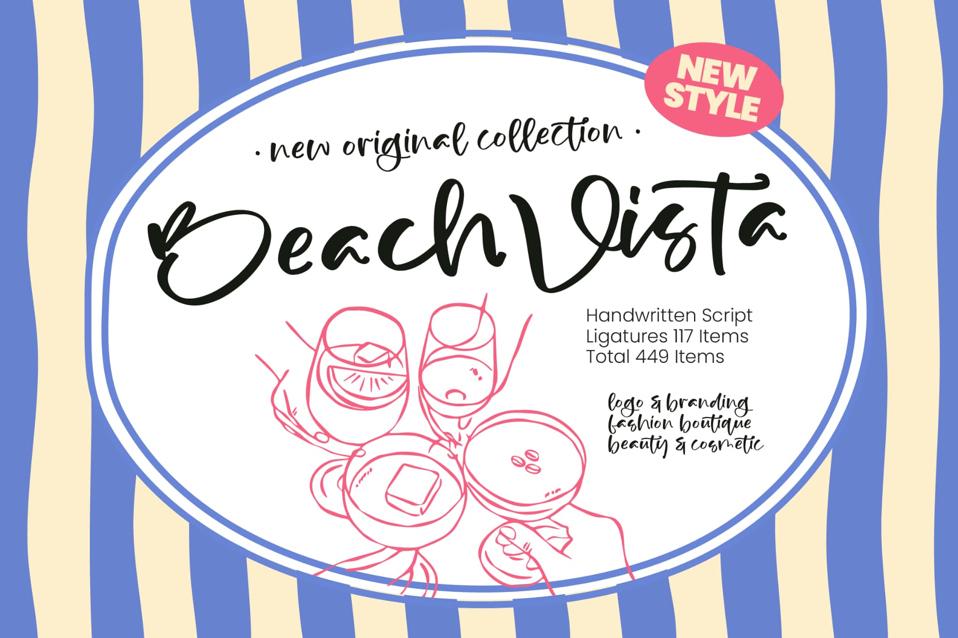 Preview of Beach Vista - Handwritten Script font