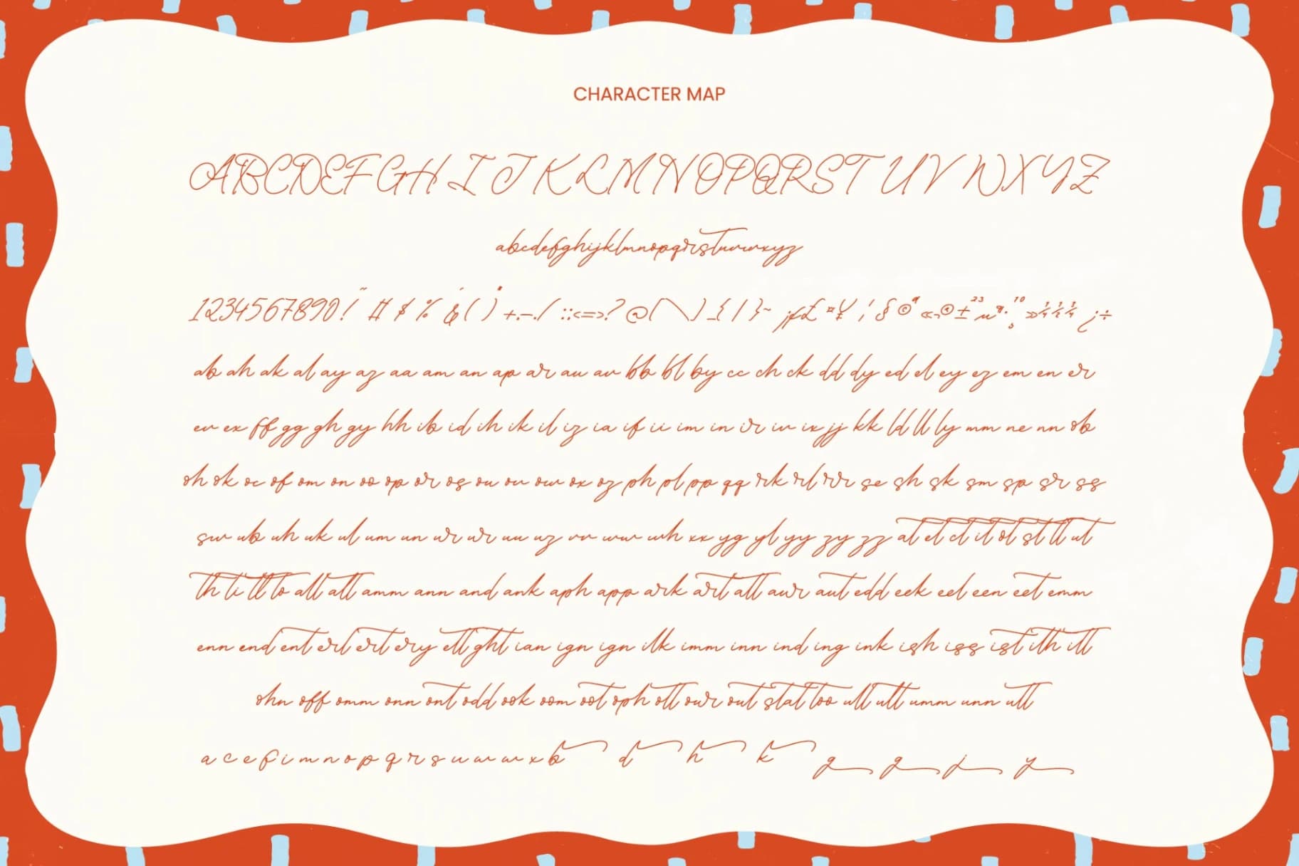 Preview 8 for Handwritten Karleina - Handwritten Font