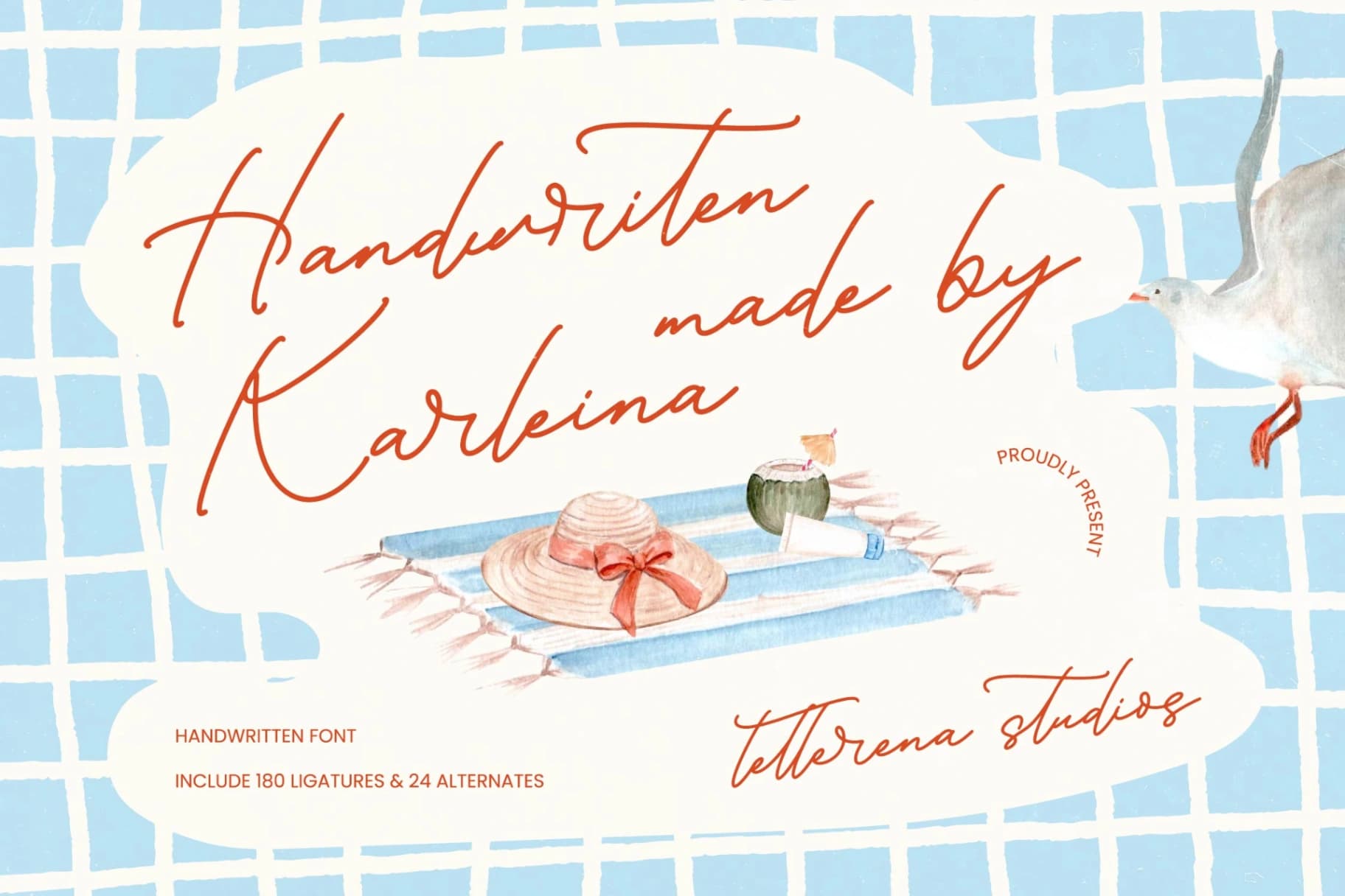 Preview of Handwritten Karleina - Handwritten Font font
