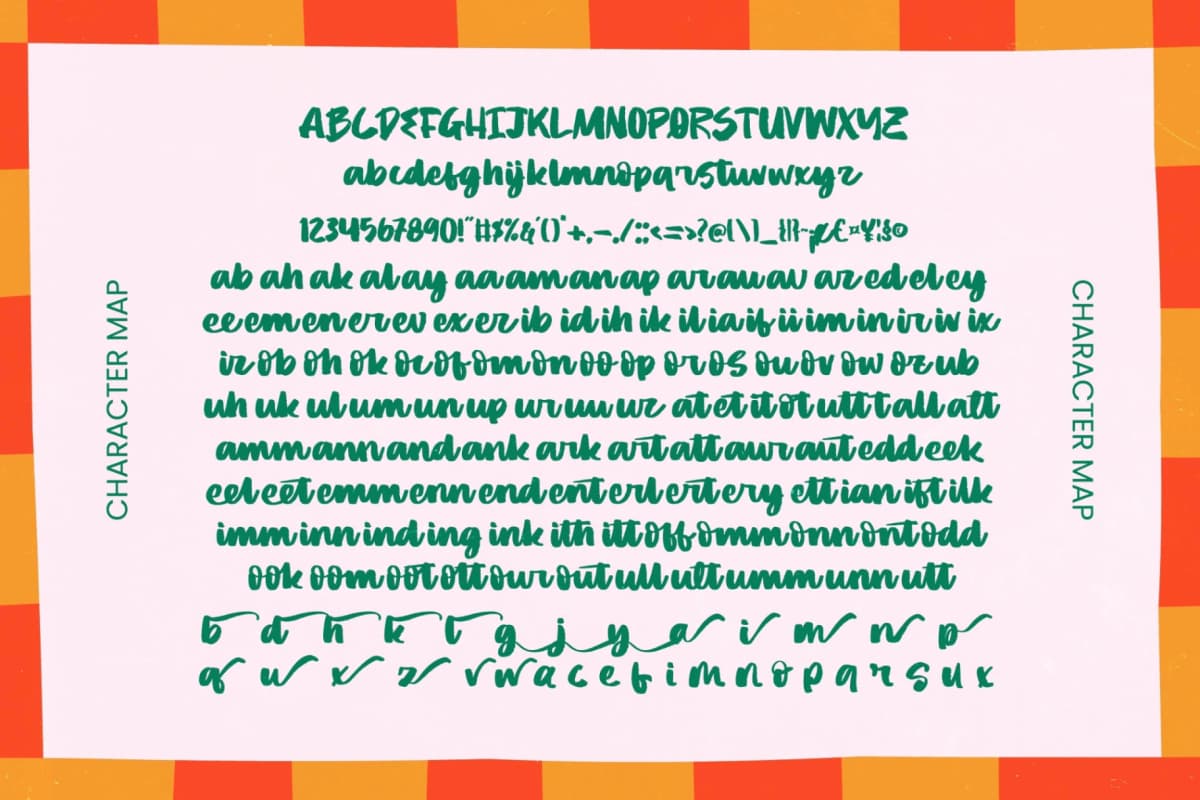 Preview 8 for Silhuett Mhike - Modern Brush Font
