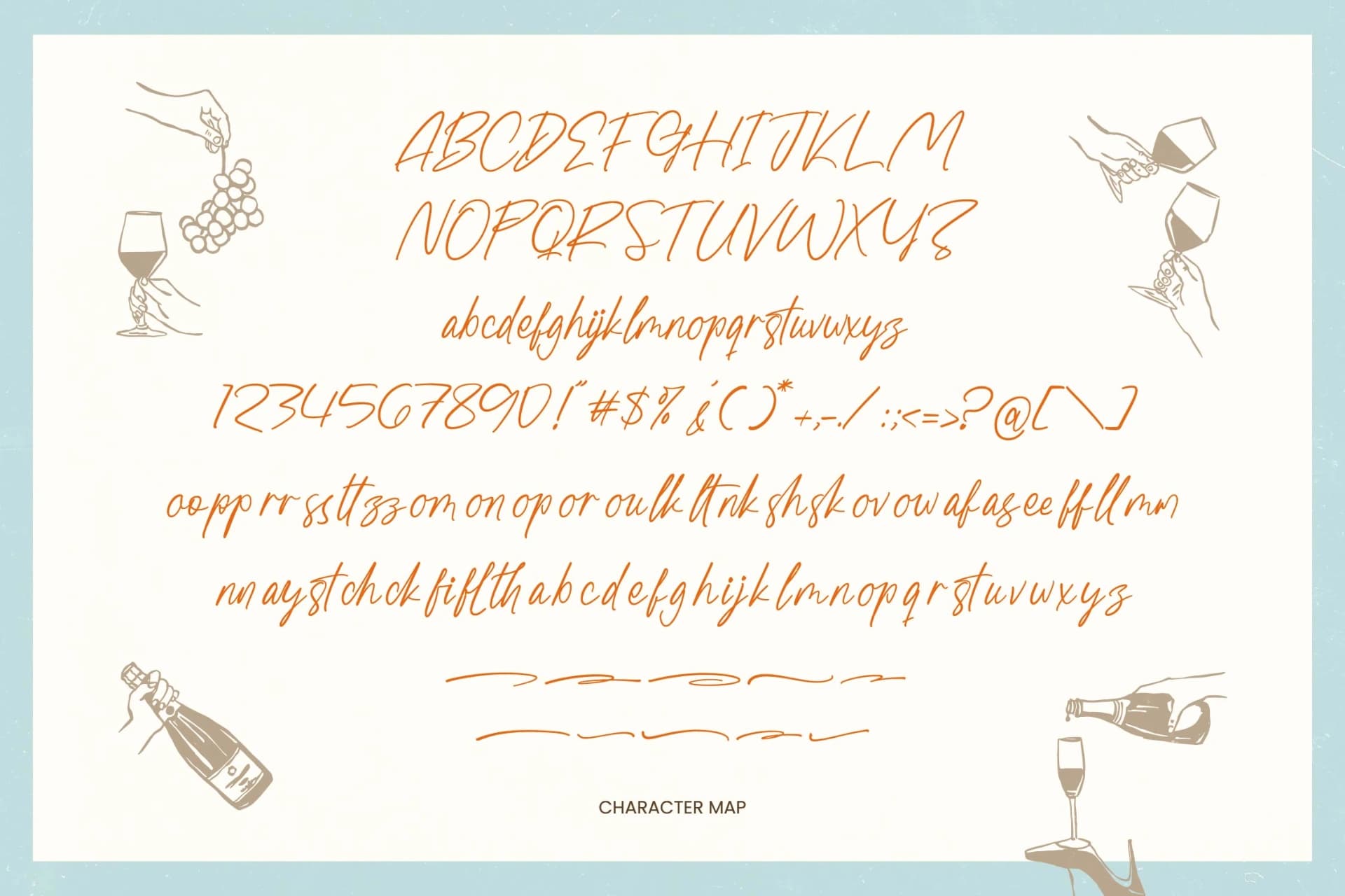 Preview 5 for Safgery - Handwritten Script Font