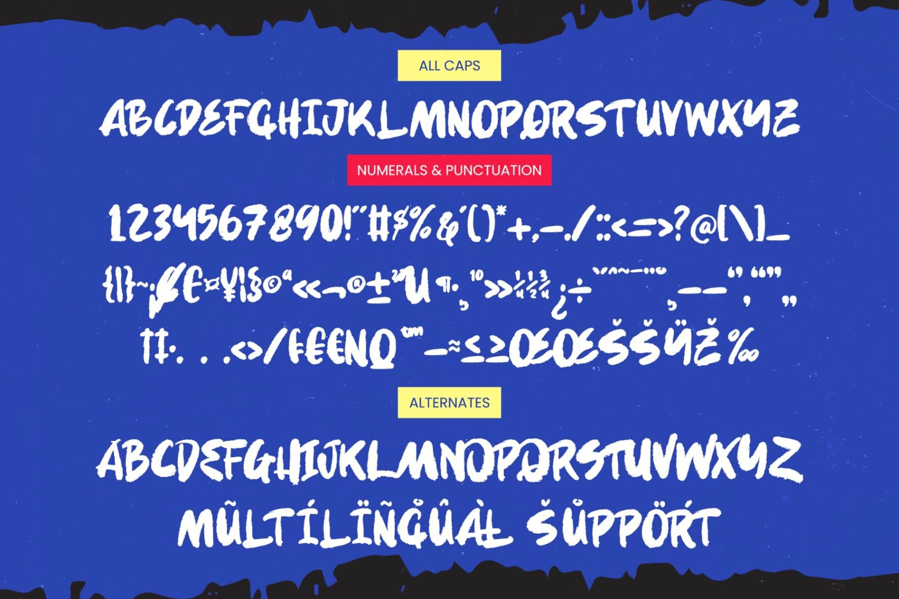 Preview 6 for Rawton - Display Brush Font
