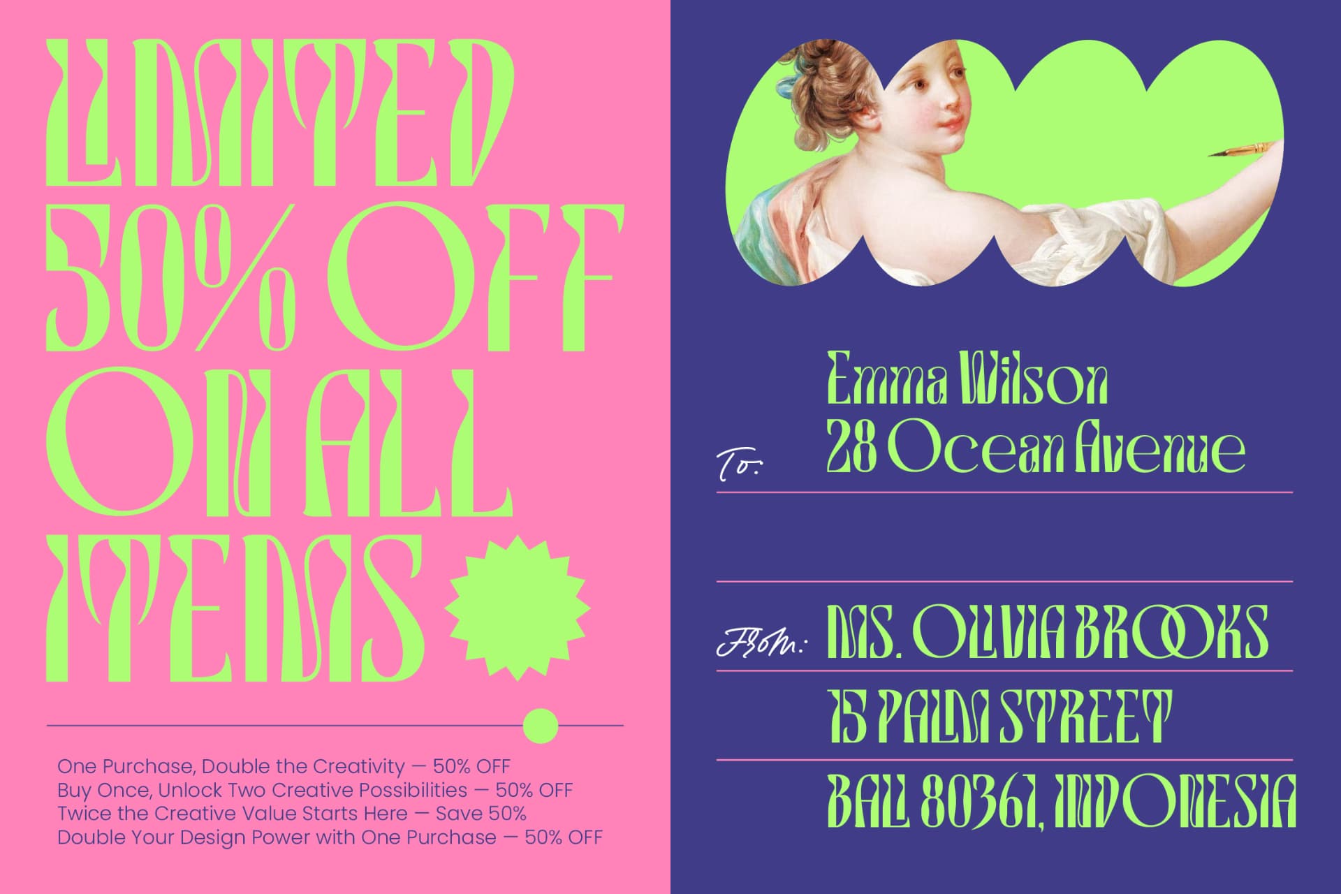 Preview 3 for Mooklins - Decorative Display Font