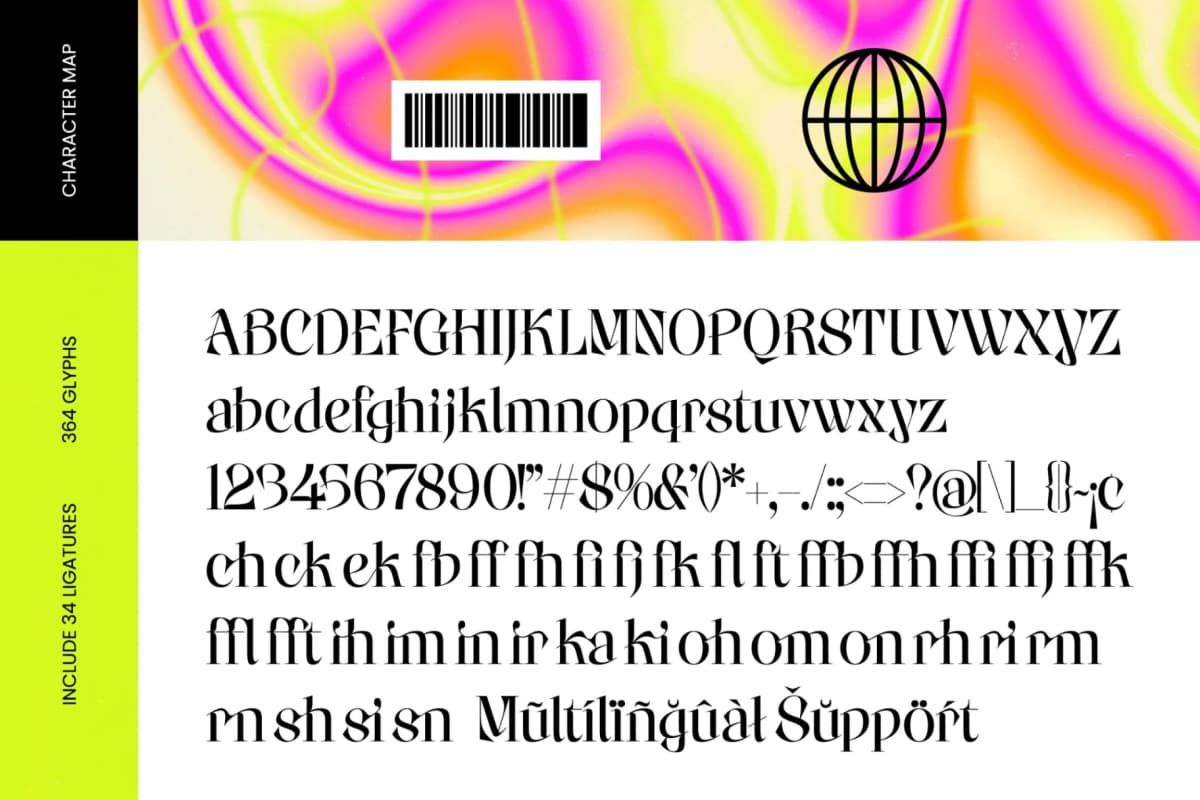 Minkafo - Serif Display Font font preview 8