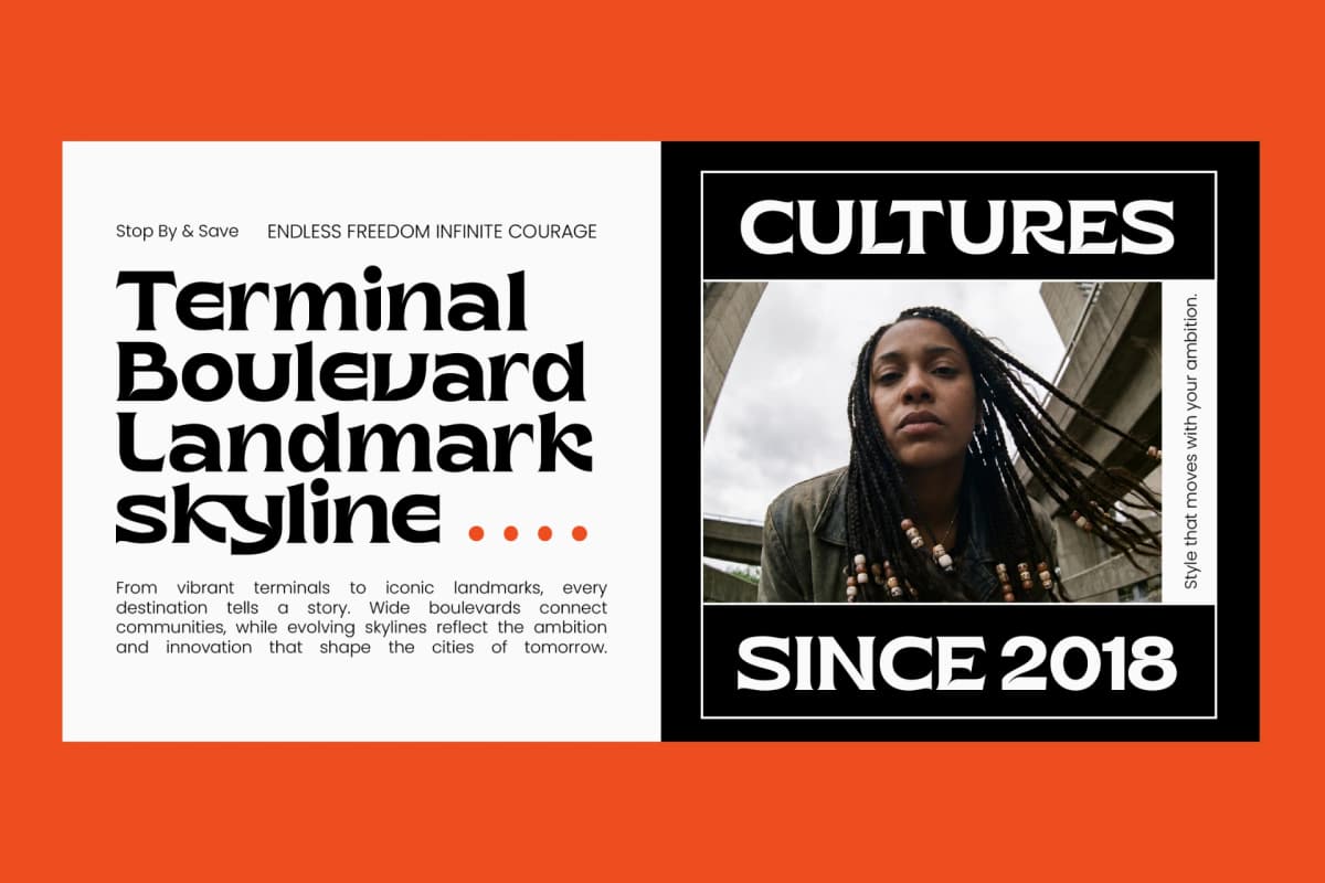 Metika - Display Bold Serif font preview 8