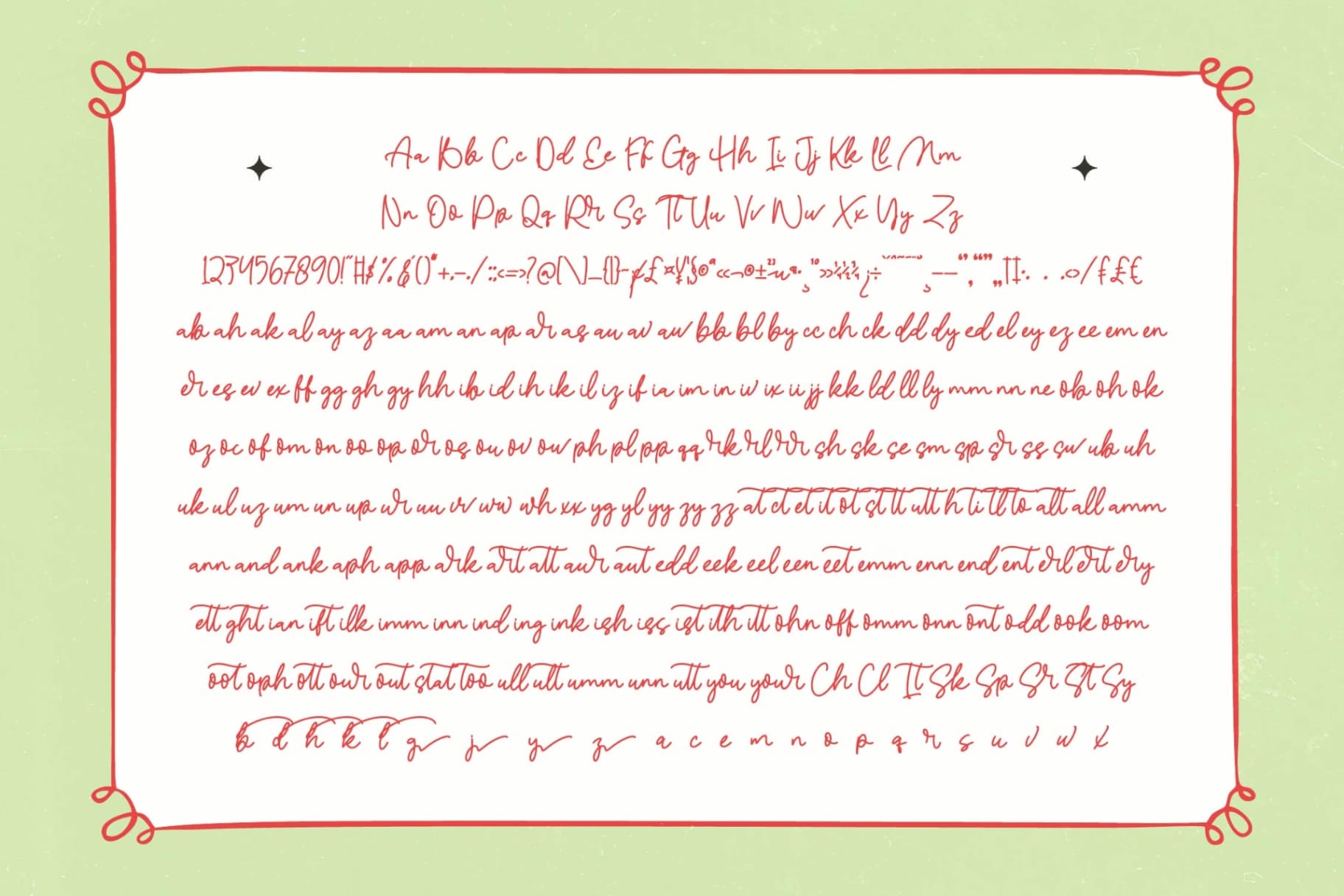 Preview 8 for Carita Secret - Aesthetic Handwritten