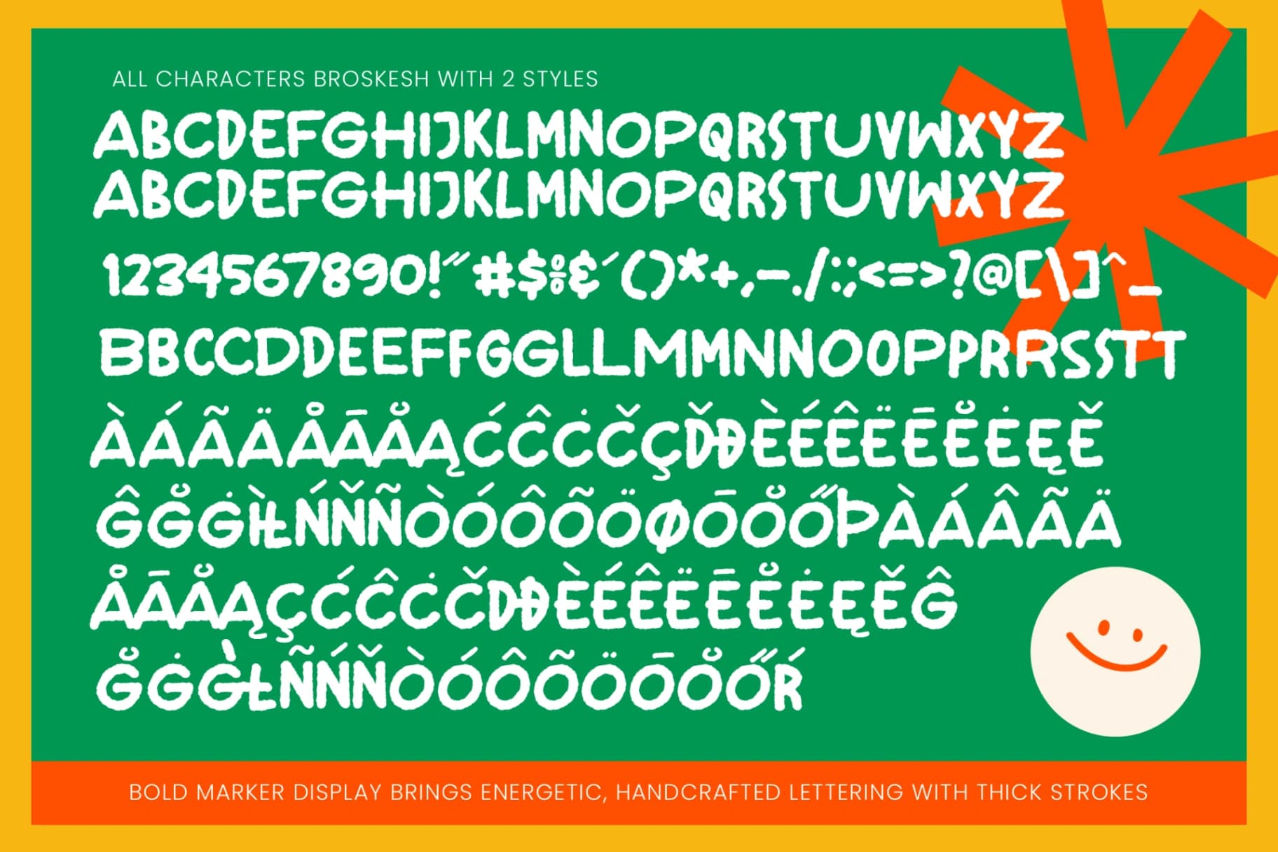 Preview 10 for Broskesh - Bold Marker Display