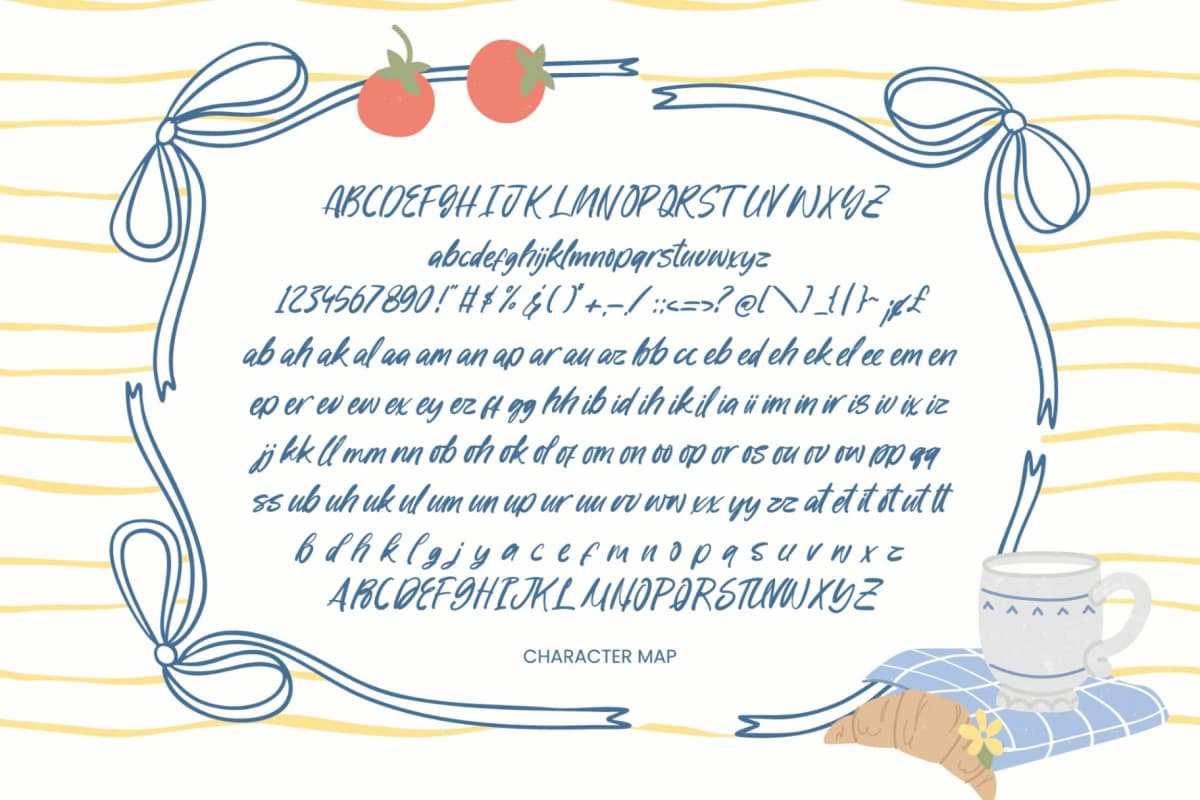 Sweet Hidden - Sticky Notes & Quotes font preview 9