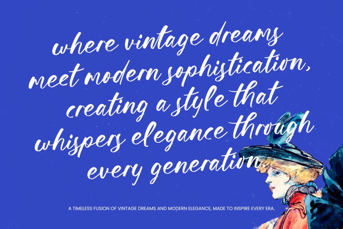 Jacky Bethomi - Handwritten Brush font preview 3