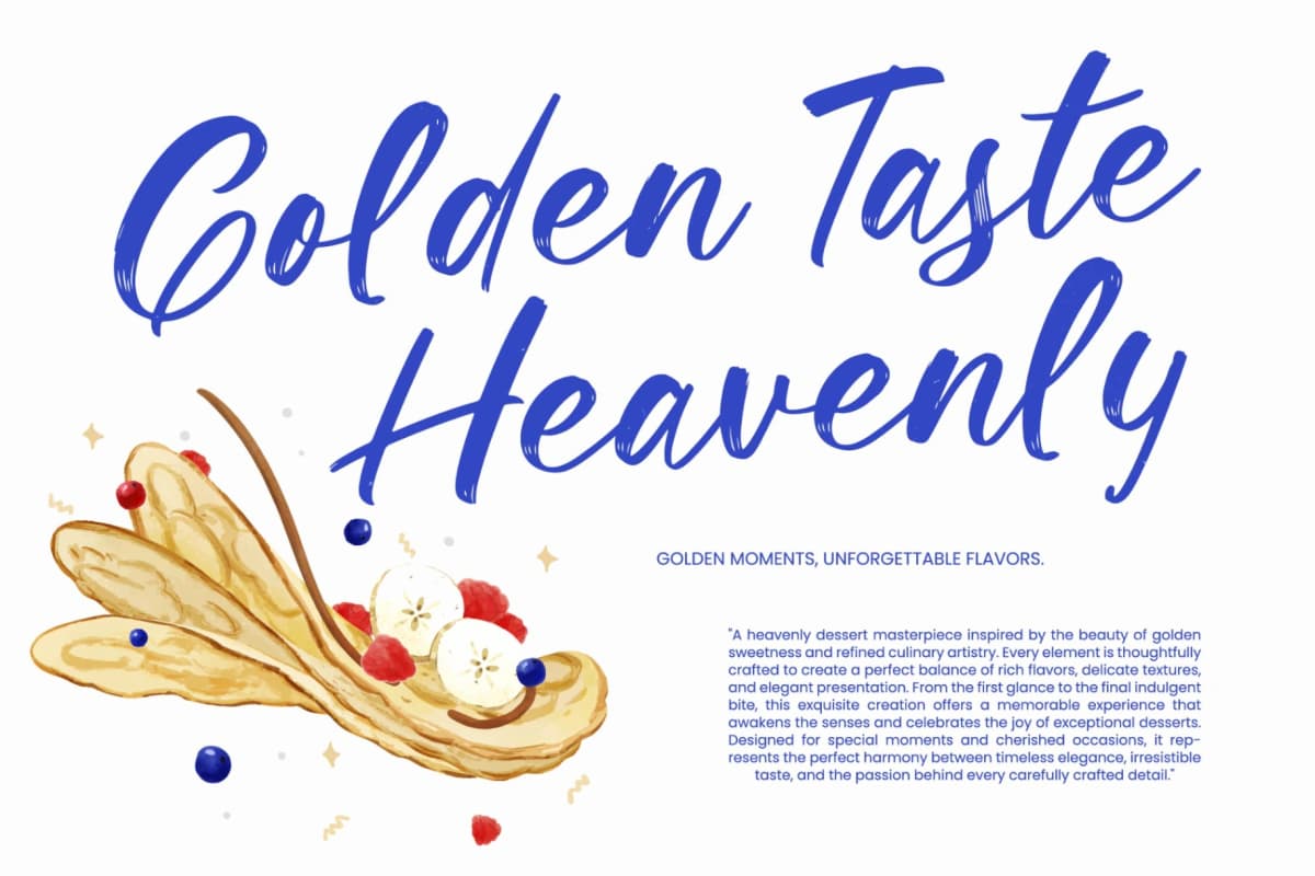 Jacky Bethomi - Handwritten Brush font preview 9