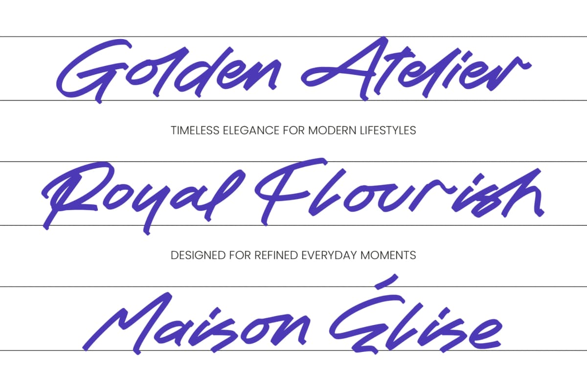 Florisse Dream - Modern Calligraphy Script font preview 4