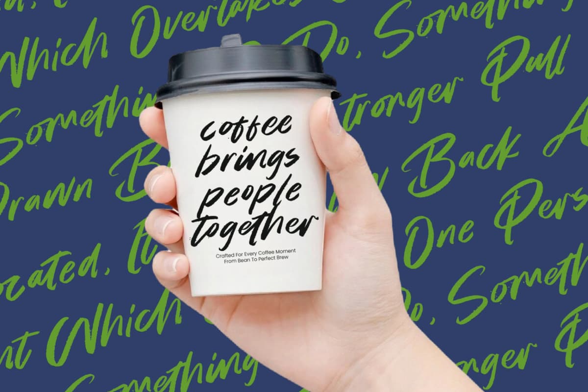 Asphalt Pulse - Handwritten Brush font preview 2