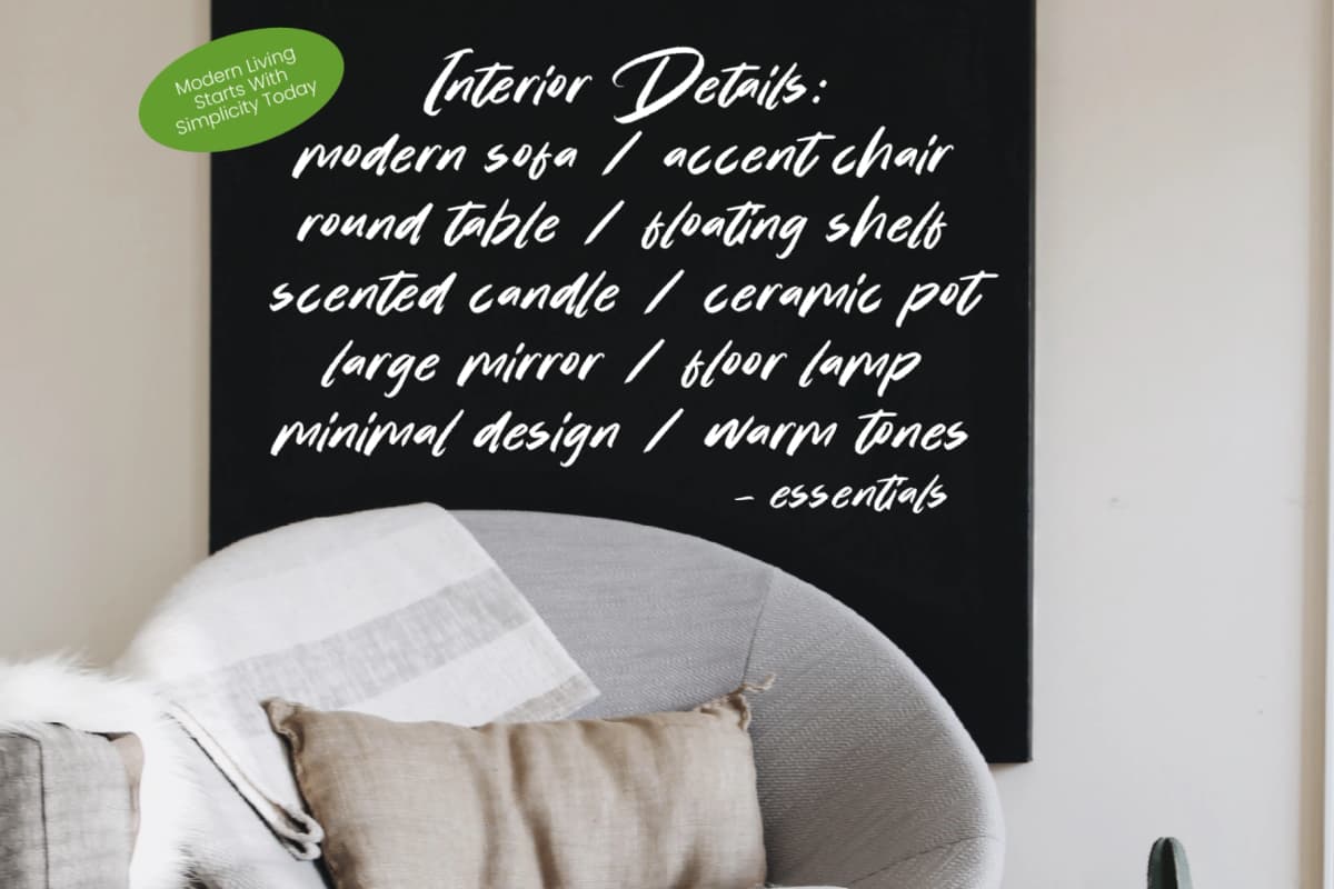 Asphalt Pulse - Handwritten Brush font preview 3