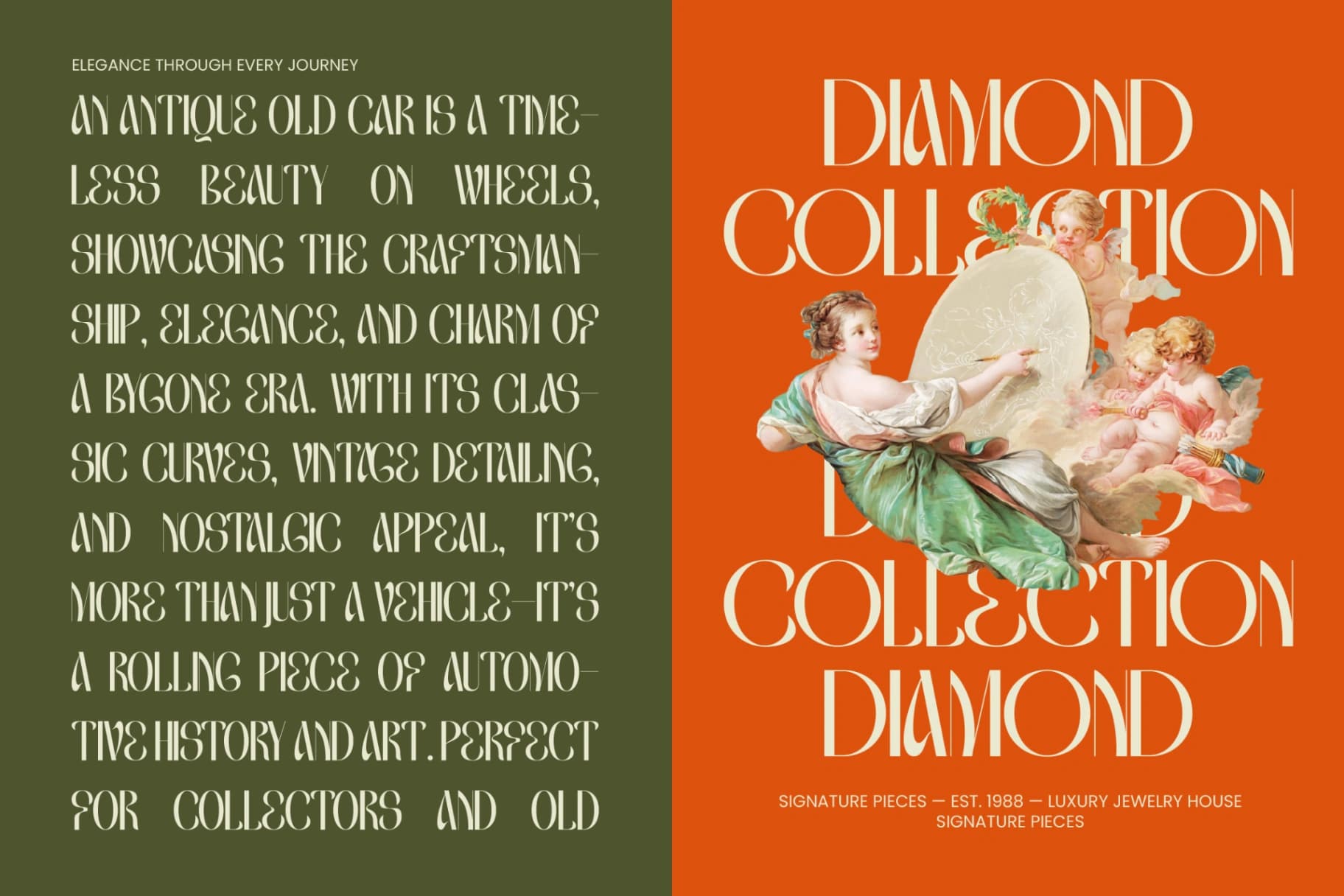 Preview 8 for Genevieve Victoria - High Contrast Display Serif