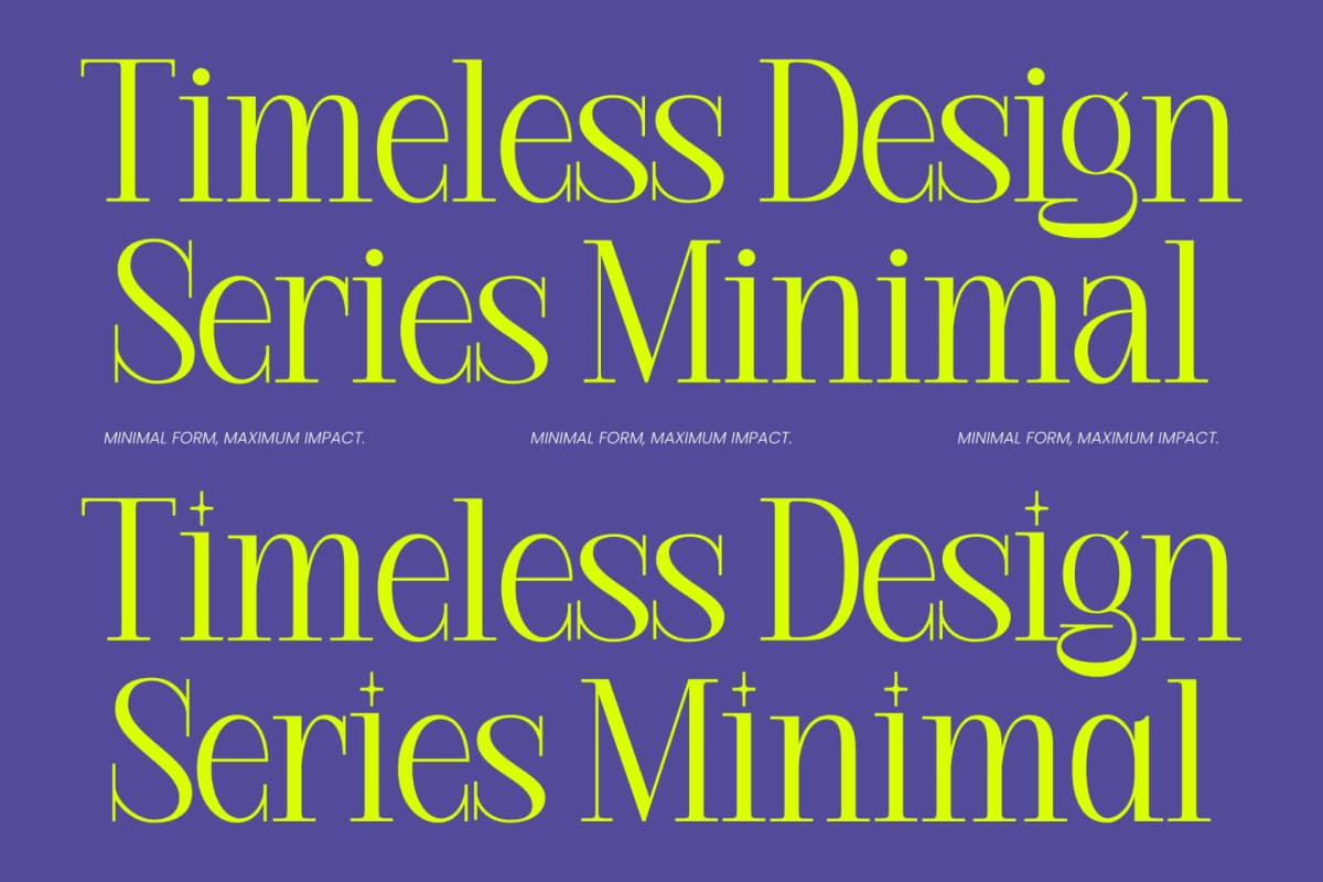 Margoise - Modern Display Serif Font font preview 8