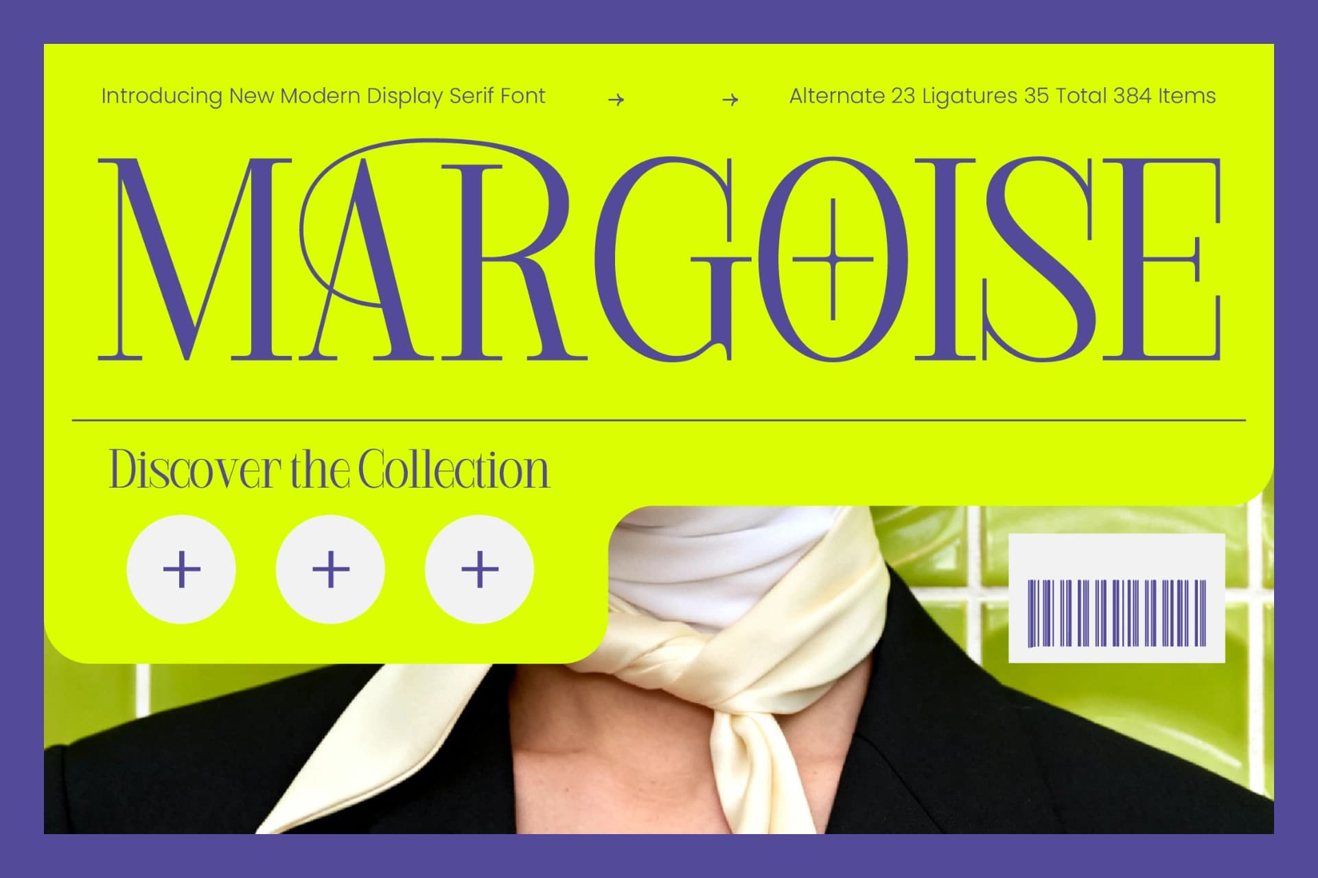 Preview of Margoise - Modern Display Serif Font font
