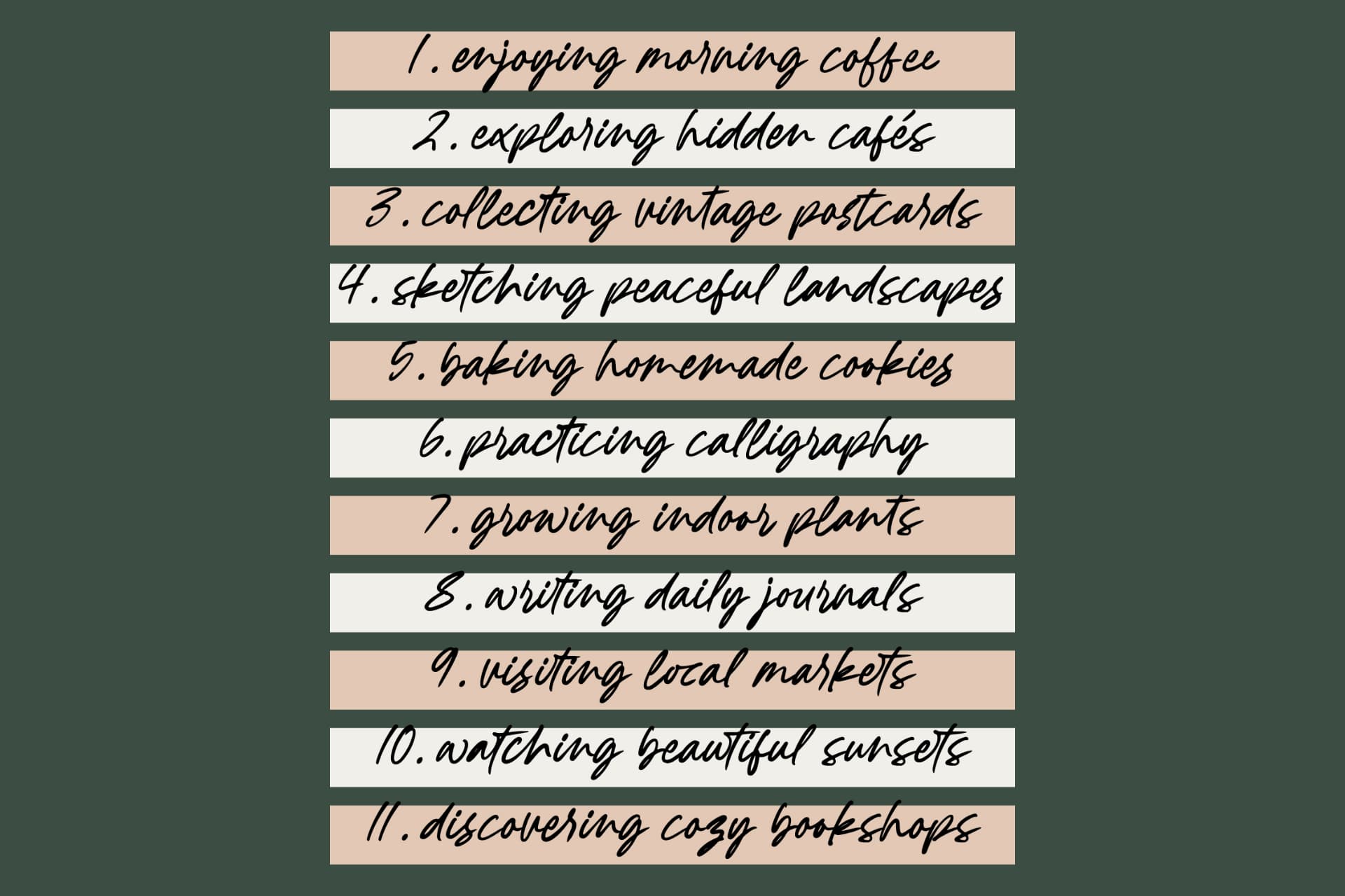 Preview 6 for Oakrest Charm - Modern Handwritten Font