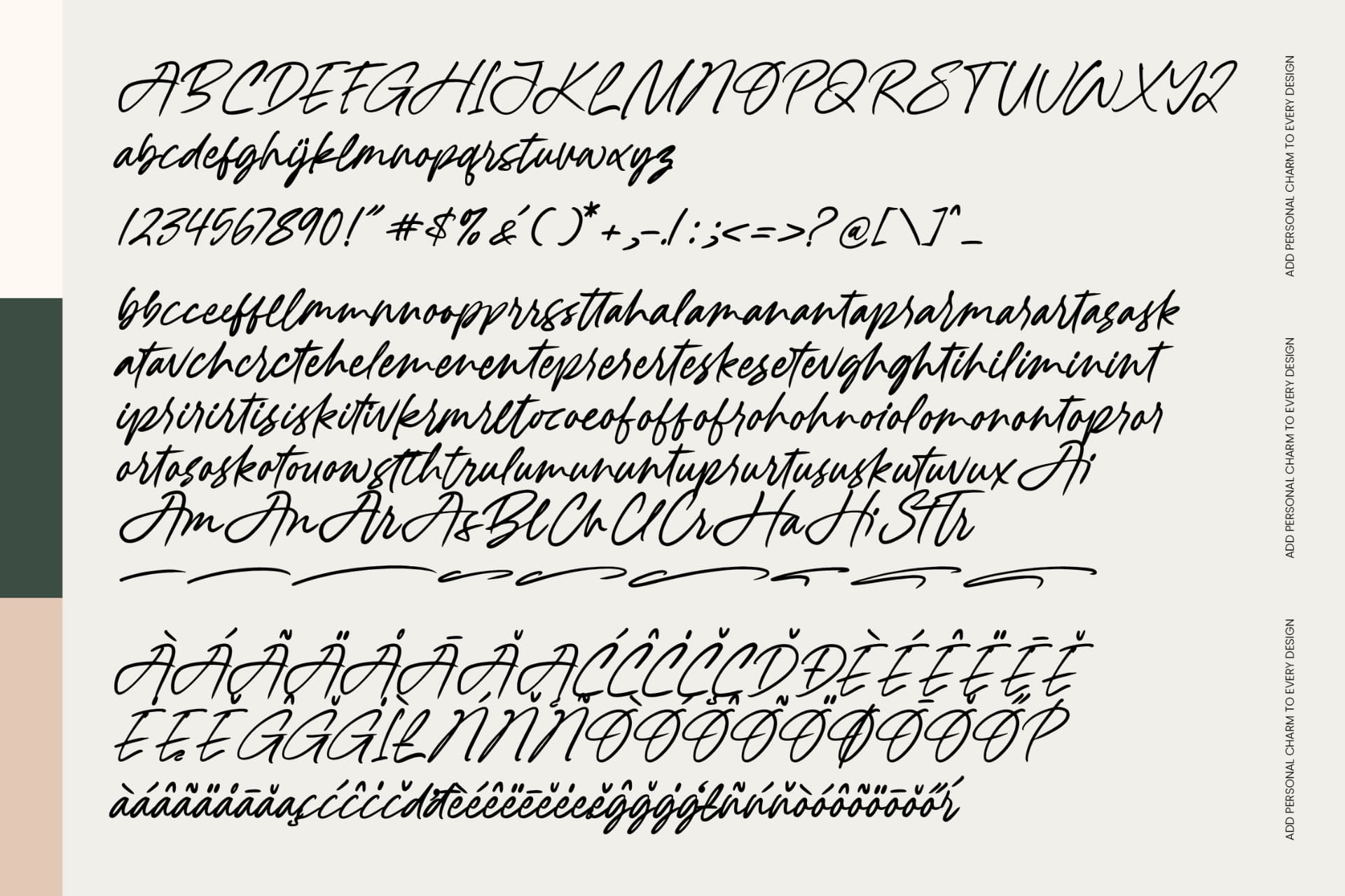 Preview 10 for Oakrest Charm - Modern Handwritten Font
