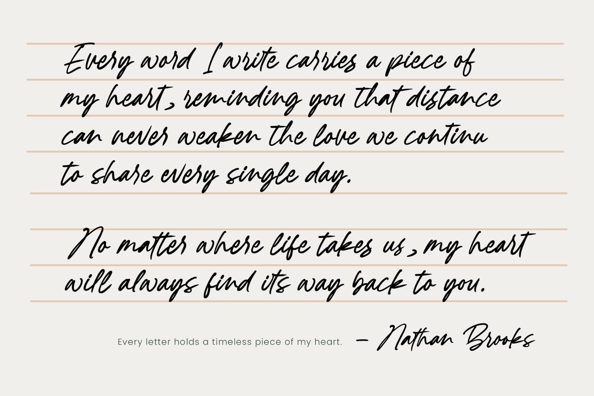 Preview 3 for Oakrest Charm - Modern Handwritten Font