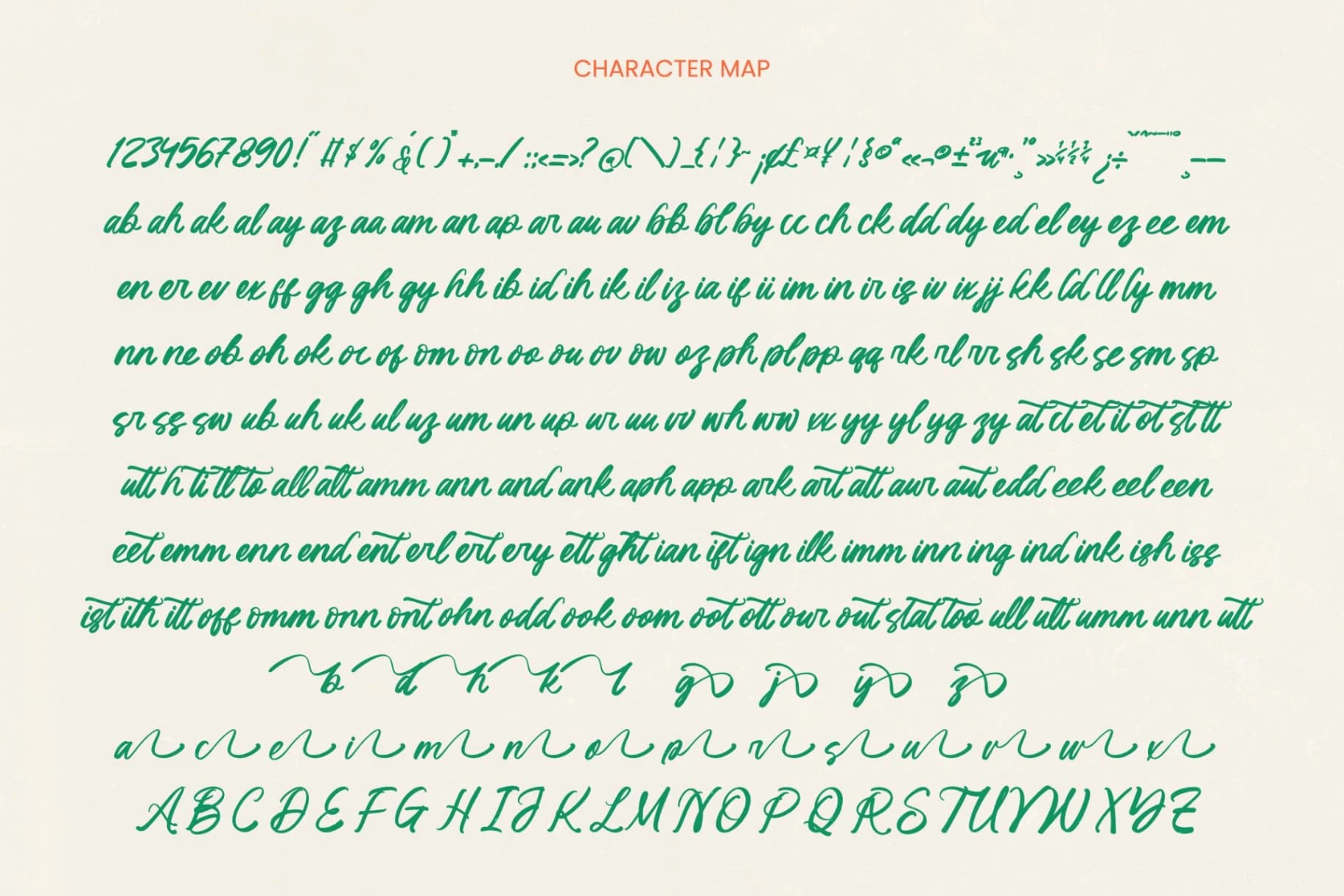 Preview 10 for Klaribela - Bold Calligraphy Font
