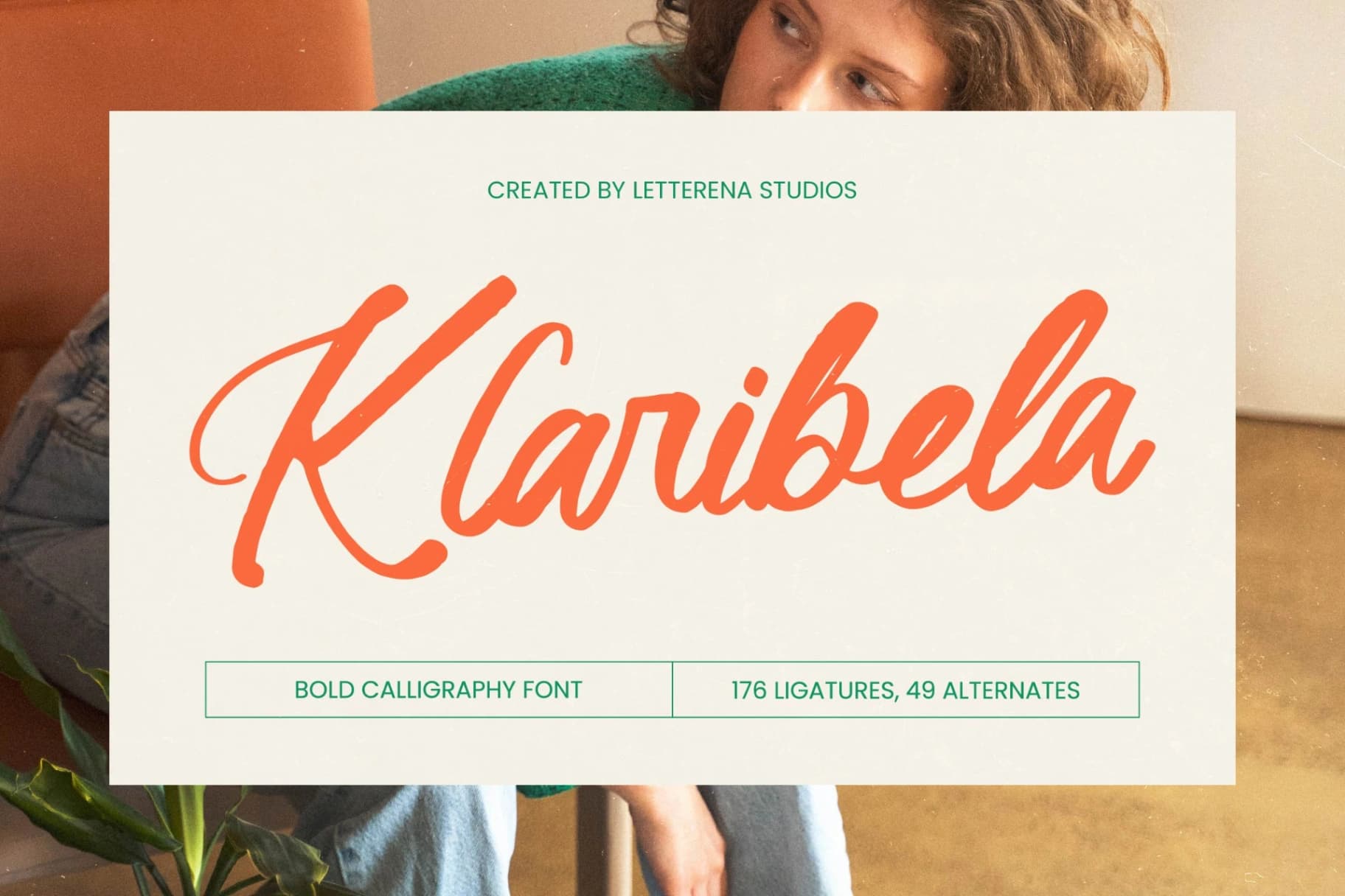 Preview 1 for Klaribela - Bold Calligraphy Font